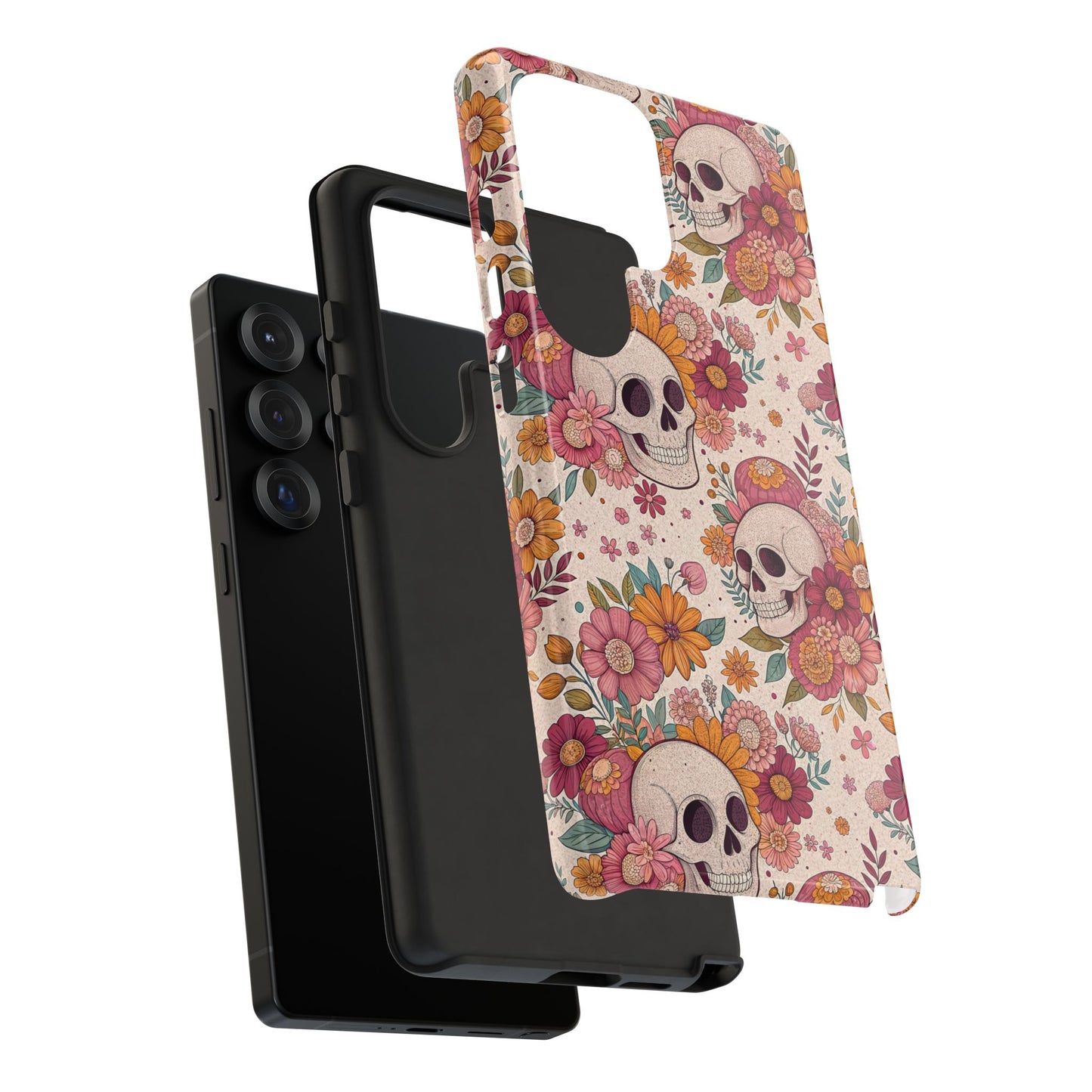 Floral Skull Samsung Case