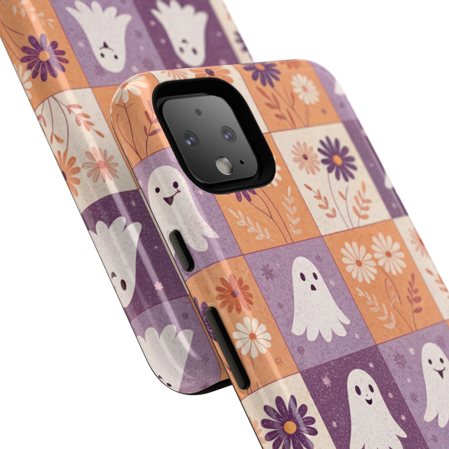Ghost Floral Checkerboard Google Pixel Case