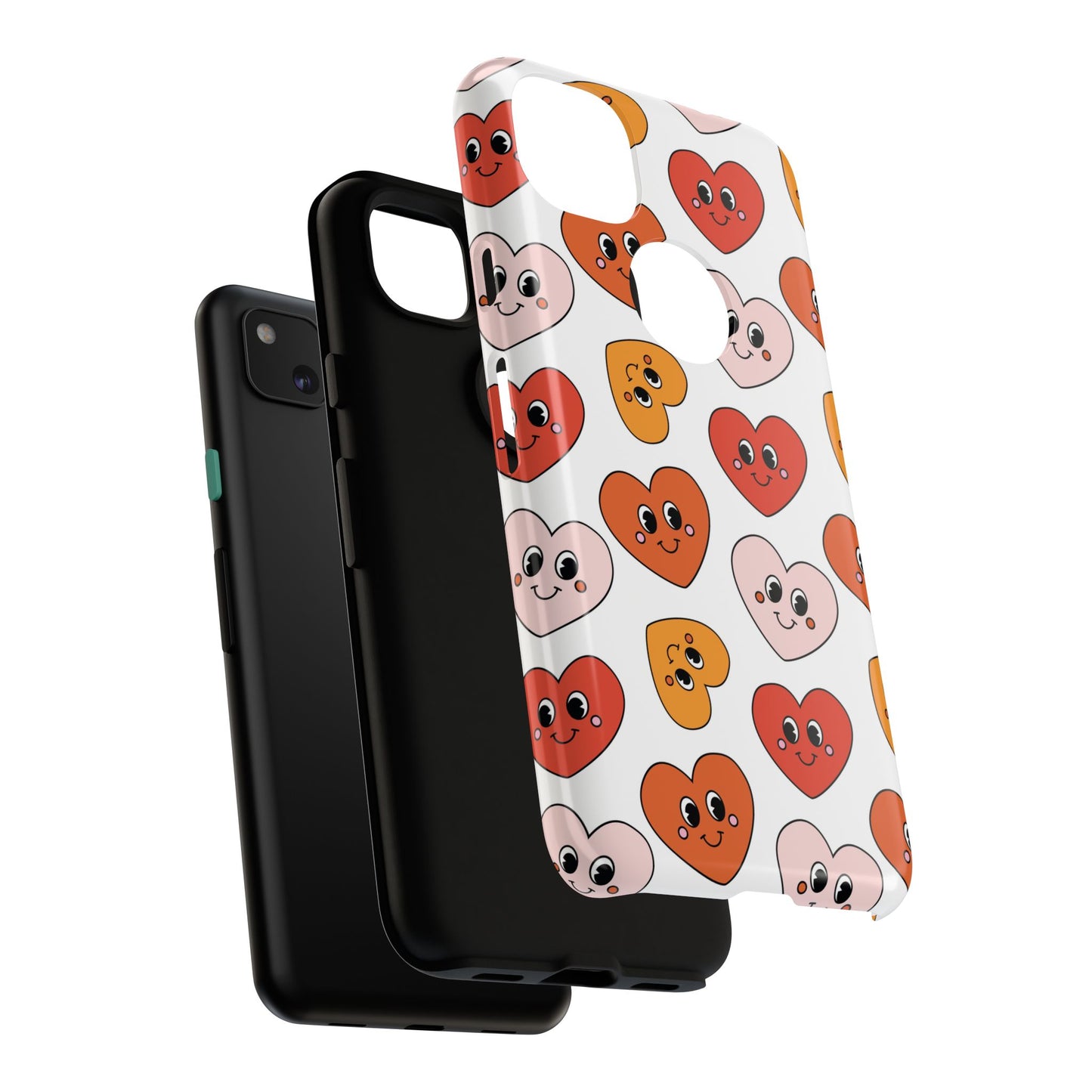 Smiley Heart Faces Google Pixel Case