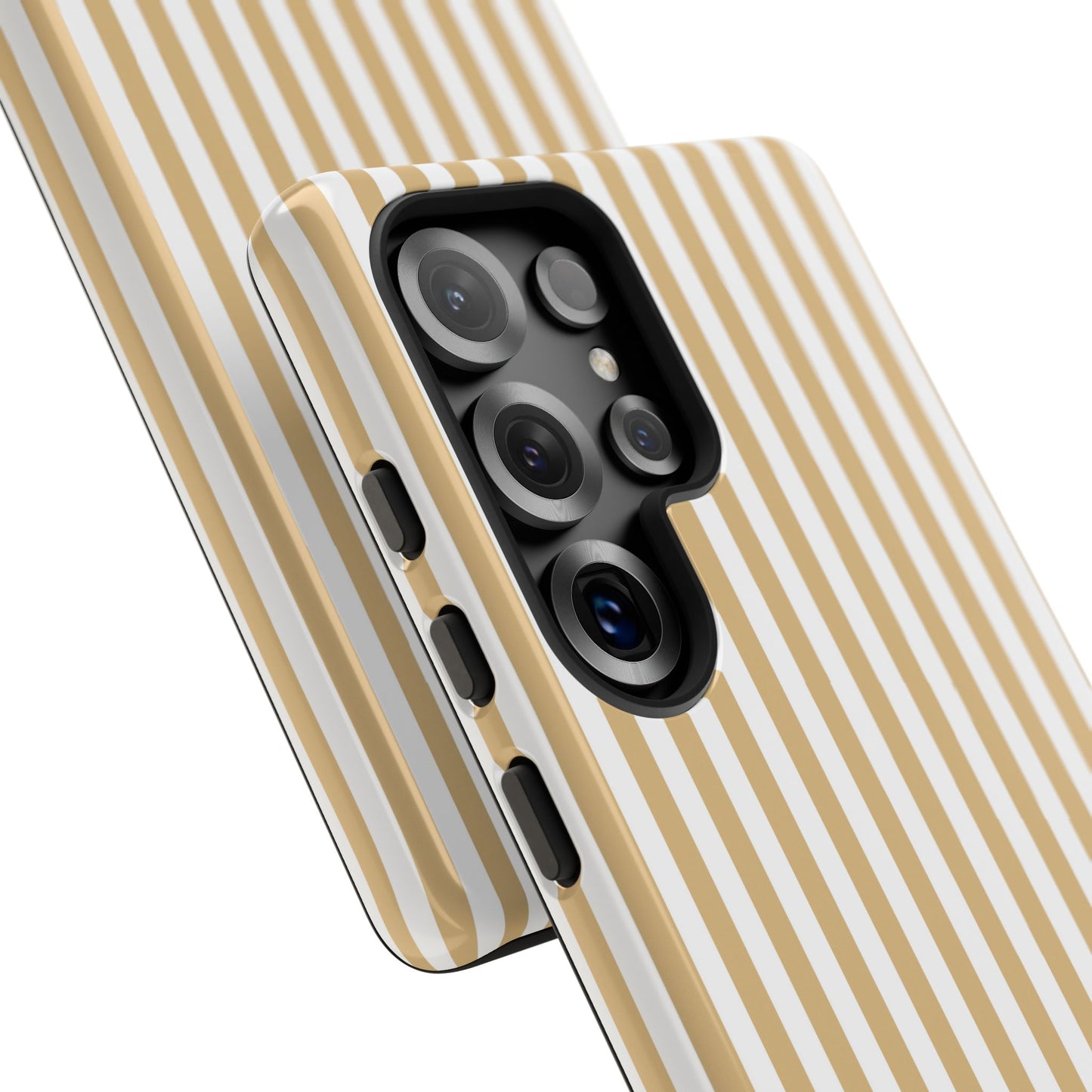 Yellow & White Stripe Samsung Case
