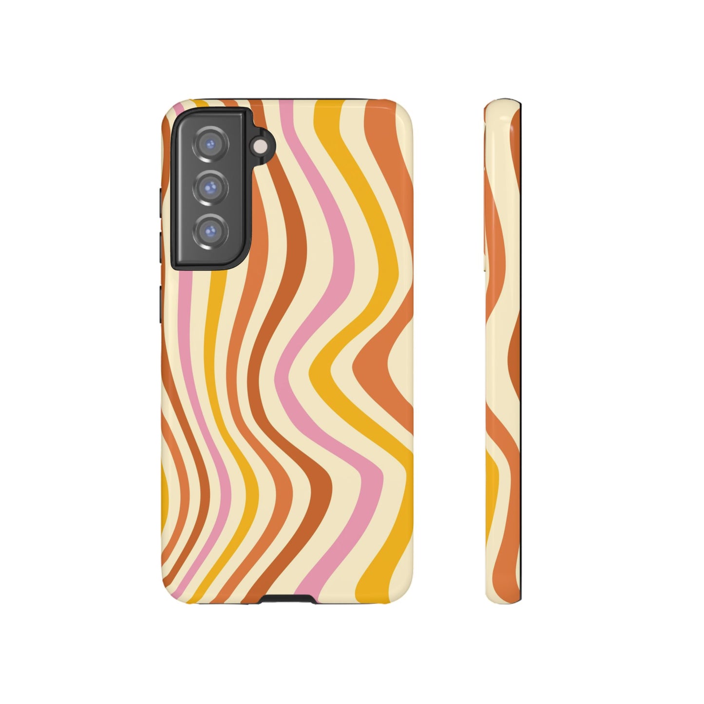 Retro Sunset Wave Samsung Case
