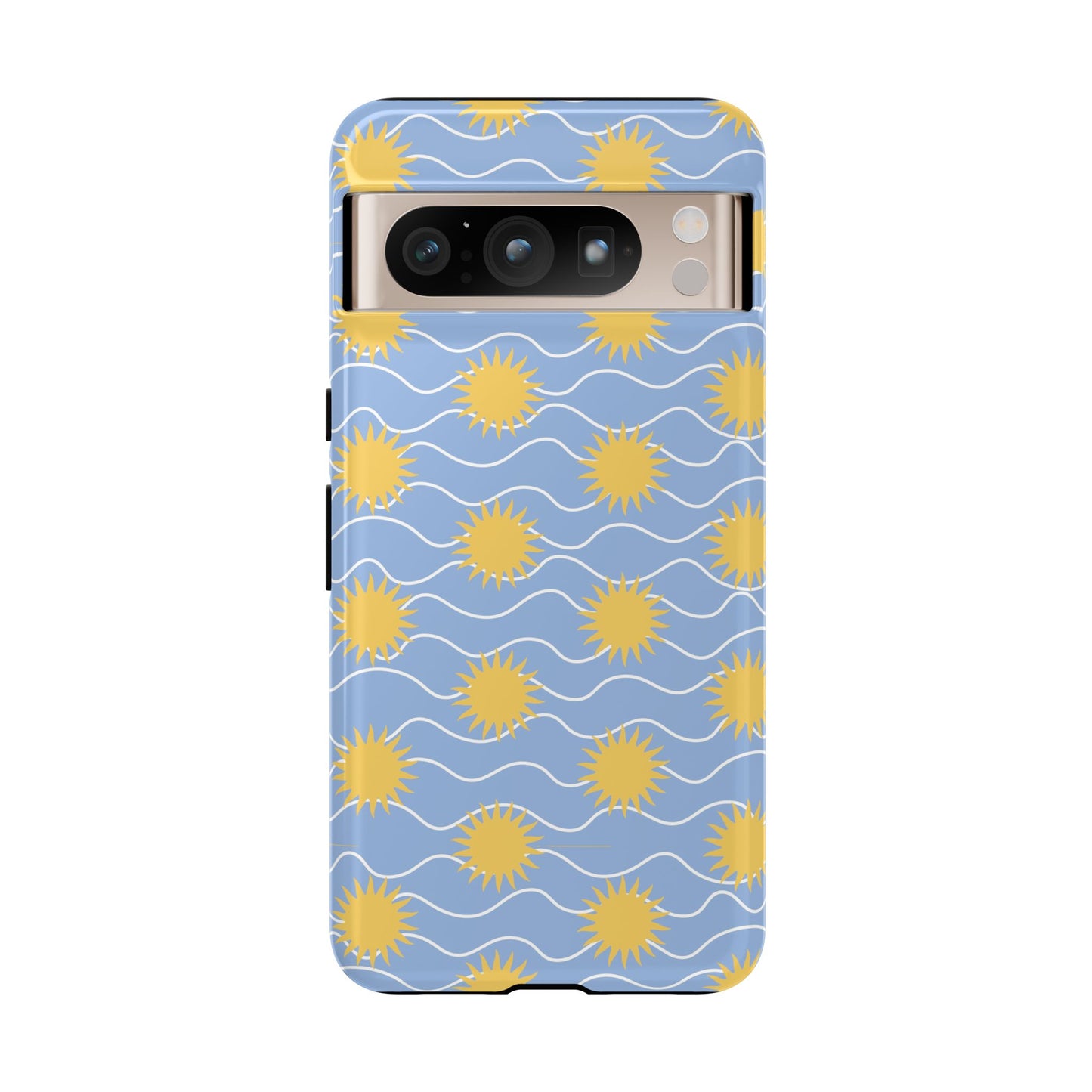 Sunny Waves Blue Google Pixel Case