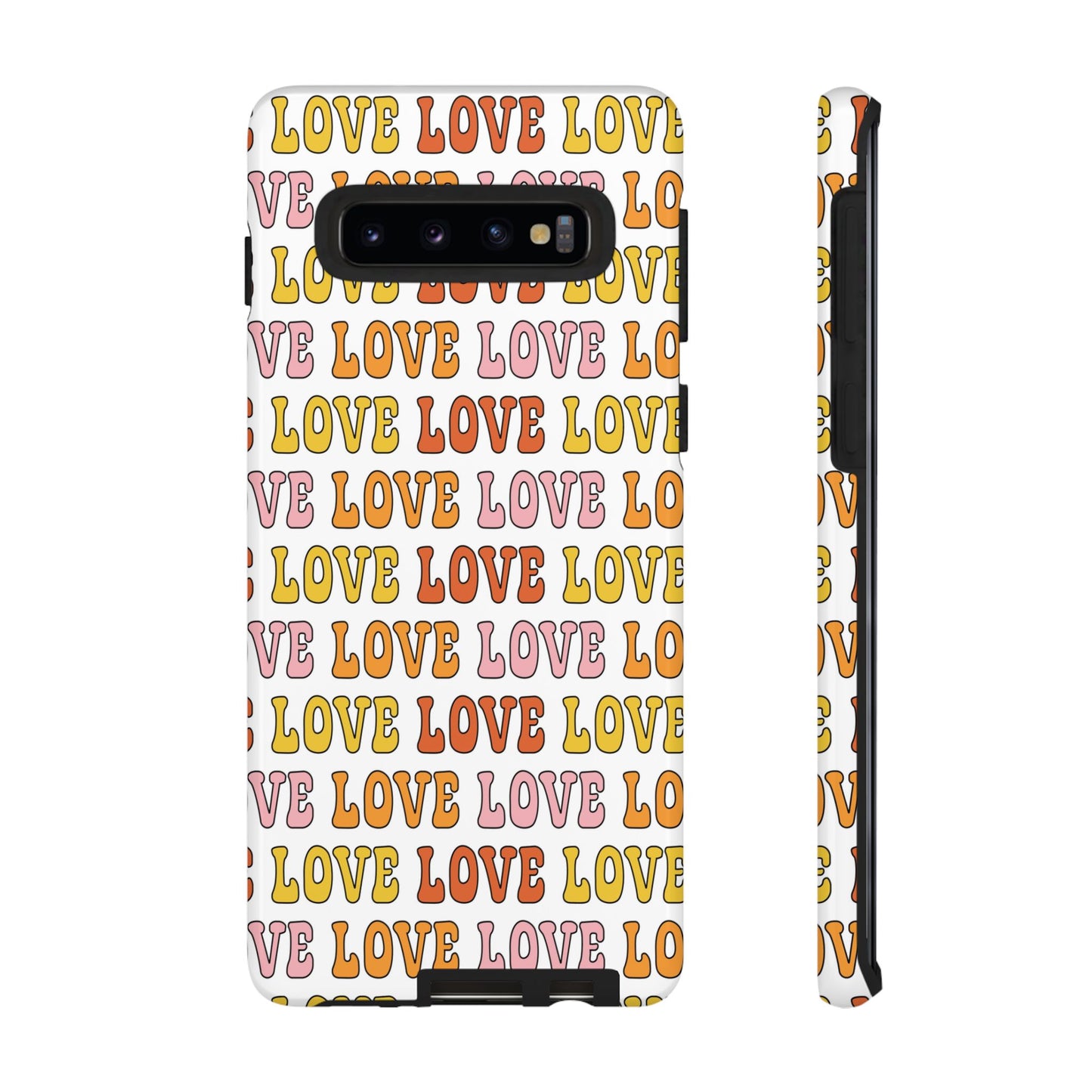 Retro LOVE Typography Samsung Case