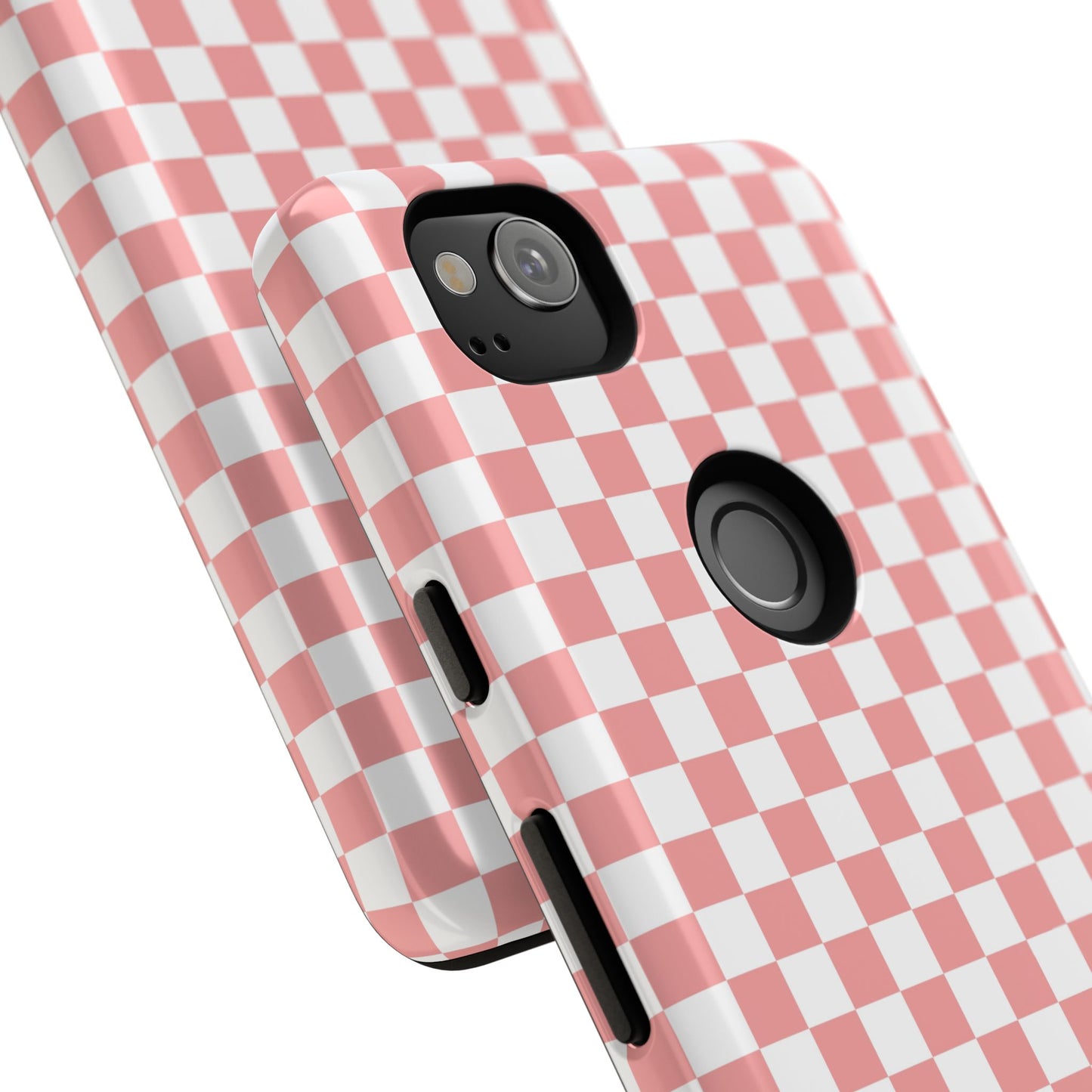 Pink Checkerboard Google Pixel Case