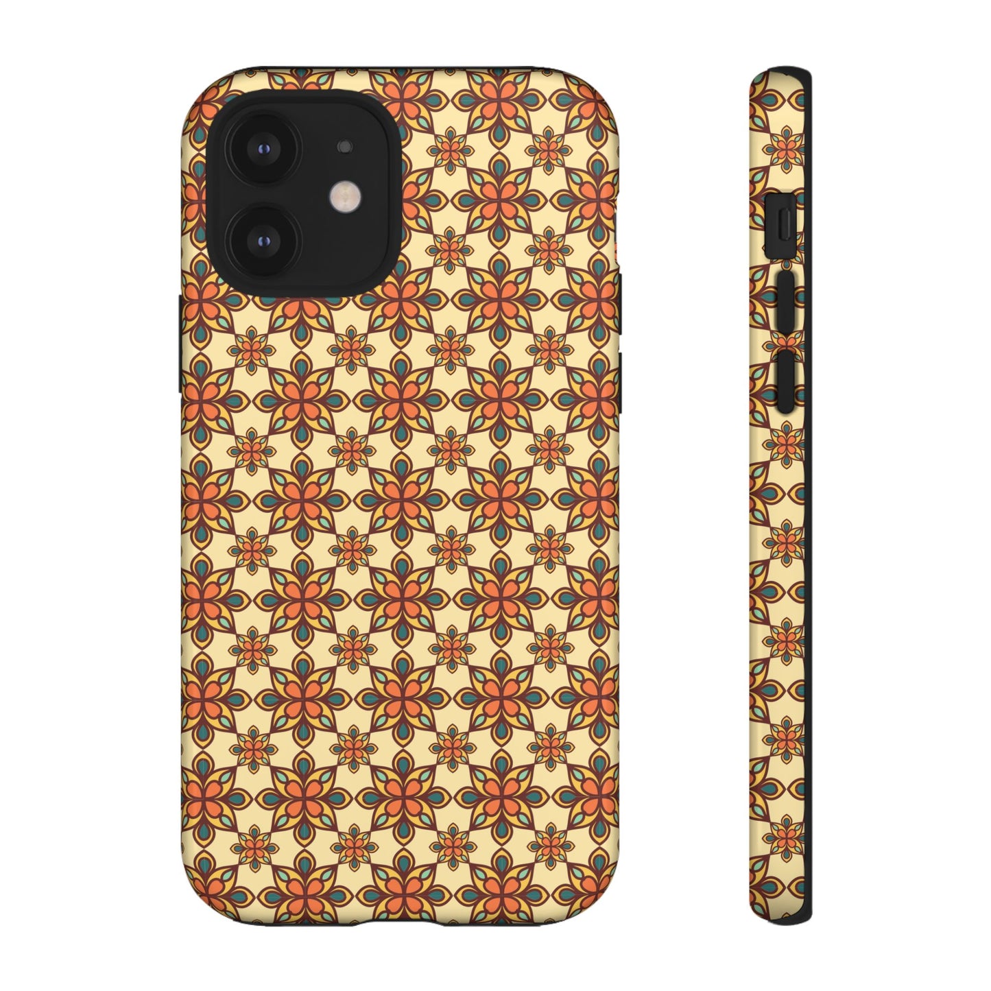 Retro Mandala Floral iPhone Case