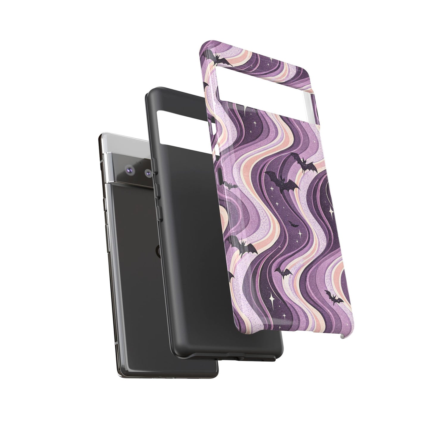 Retro Bats & Swirls Google Pixel Case