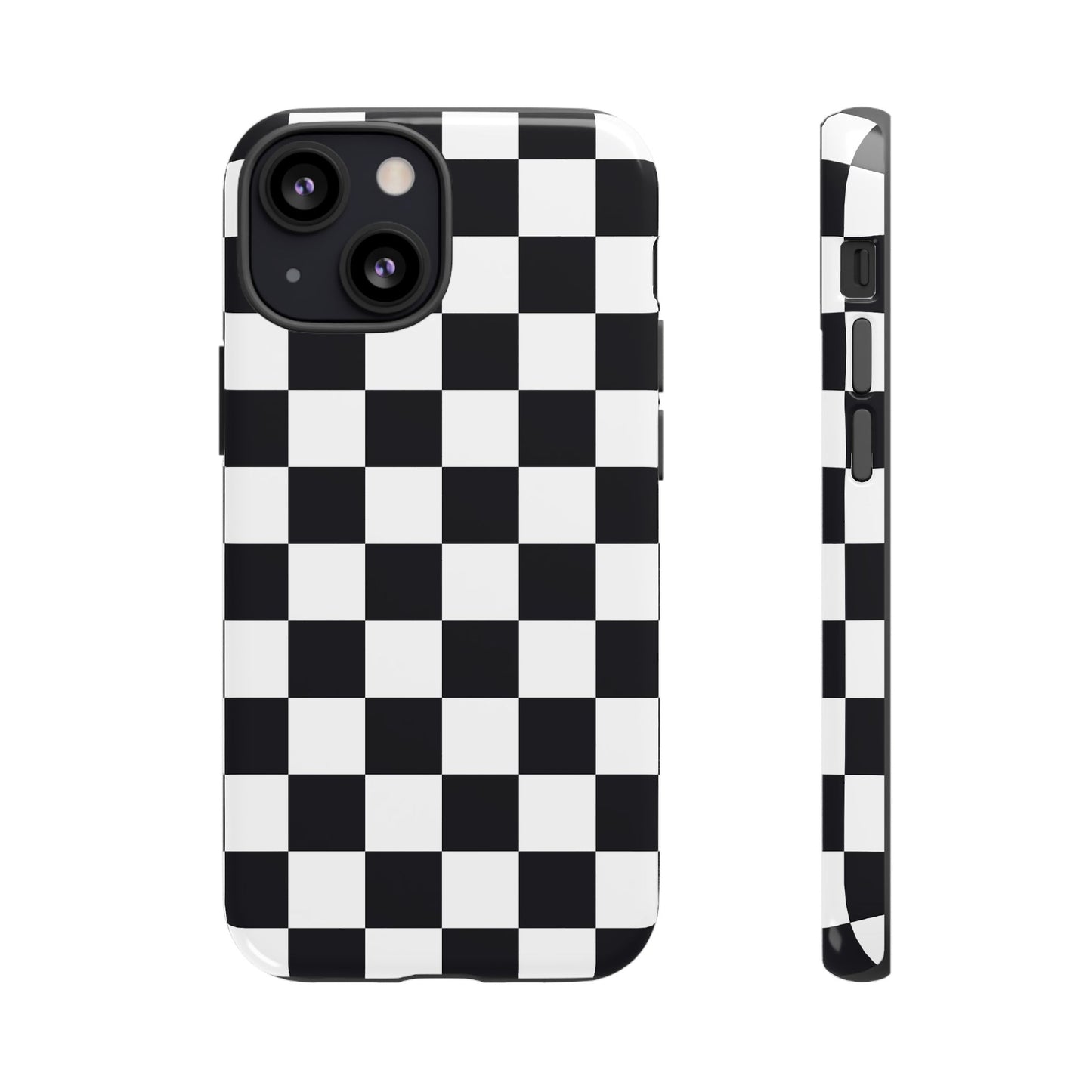 Black & White Checkerboard iPhone Case