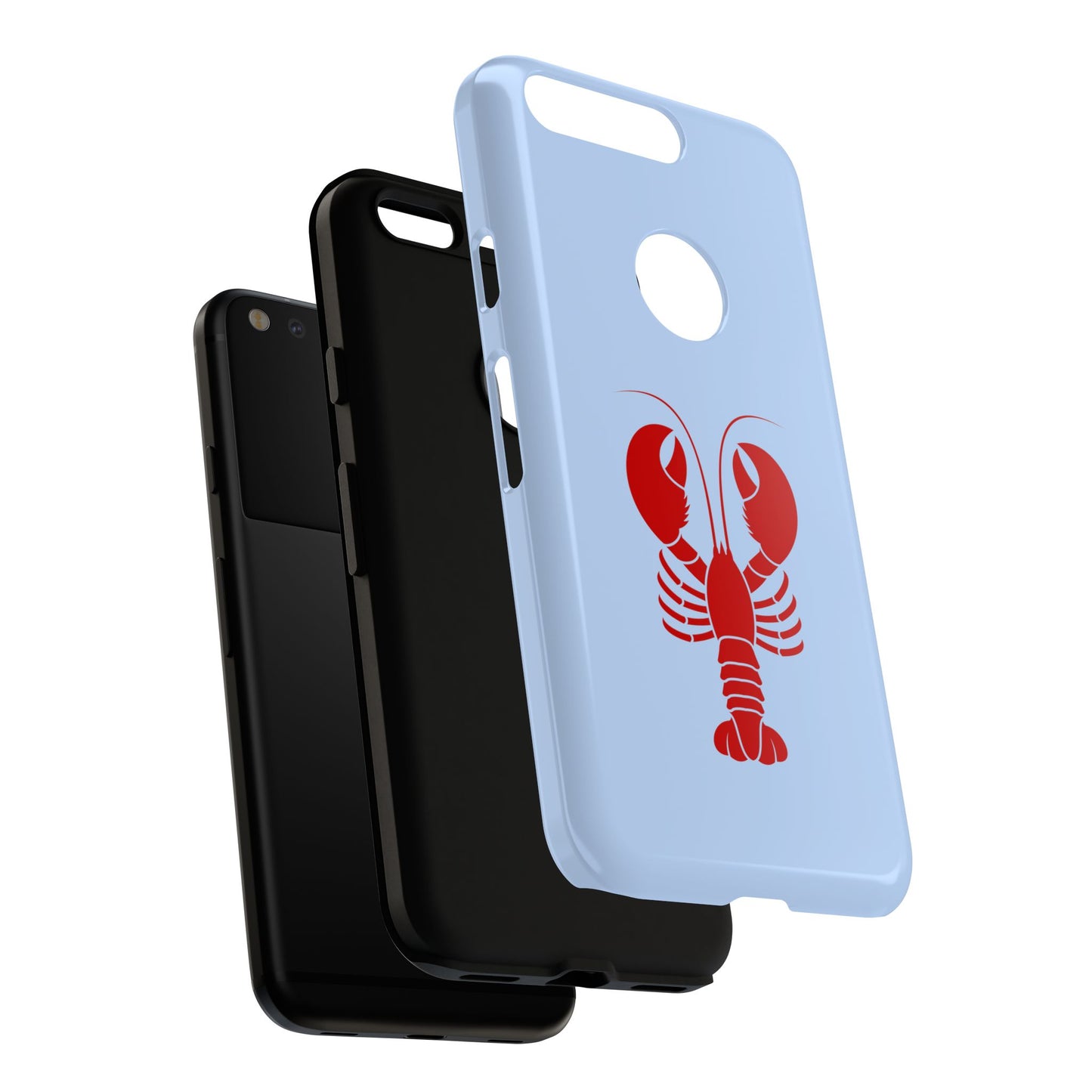 Red Lobster on Sky Blue Google Pixel Case