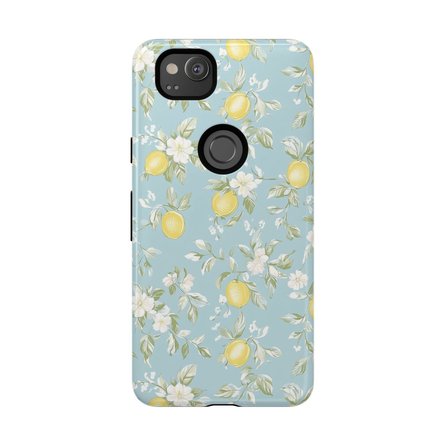 Lemon Blossom Blue Google Pixel Case