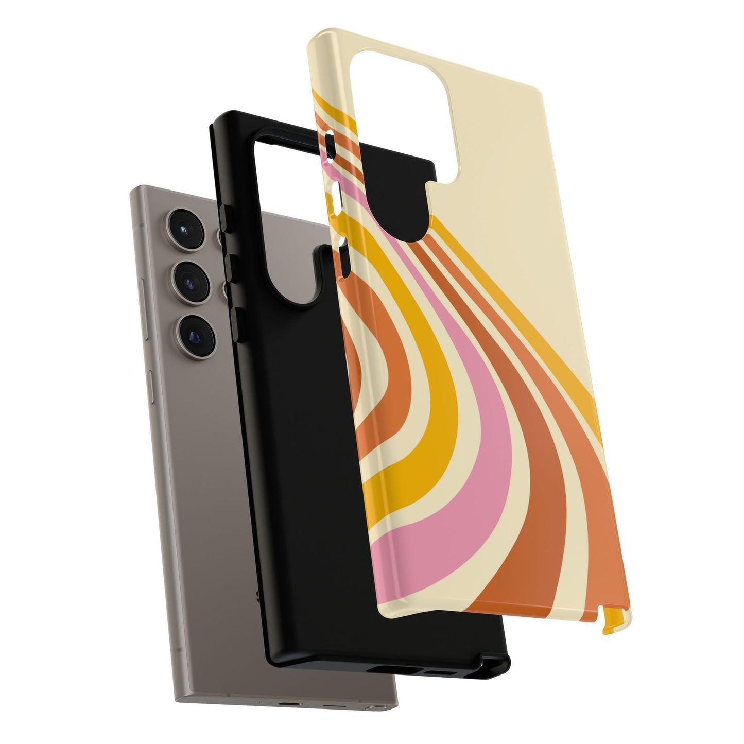 Retro Wave Swirl Samsung Case