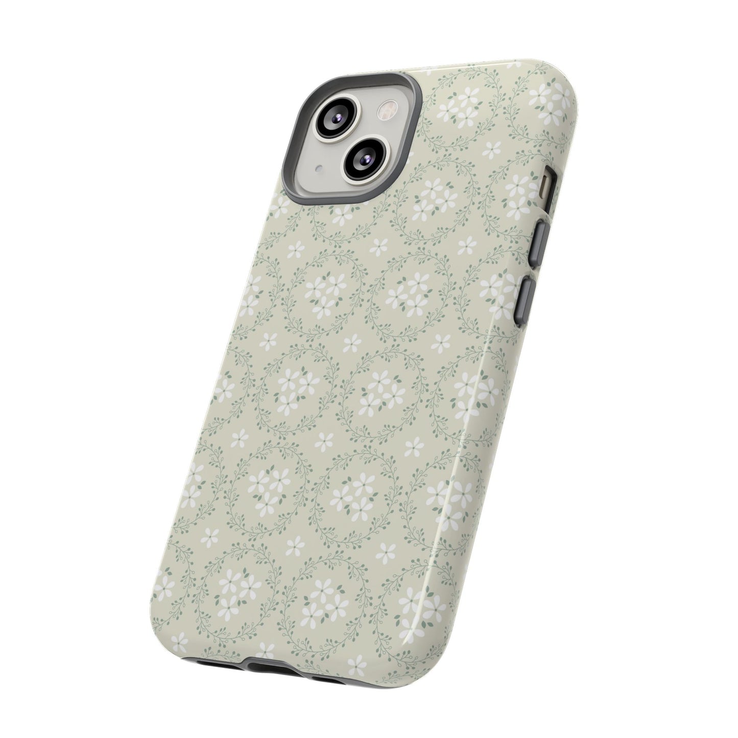 Vintage Daisy Wreath iPhone Case