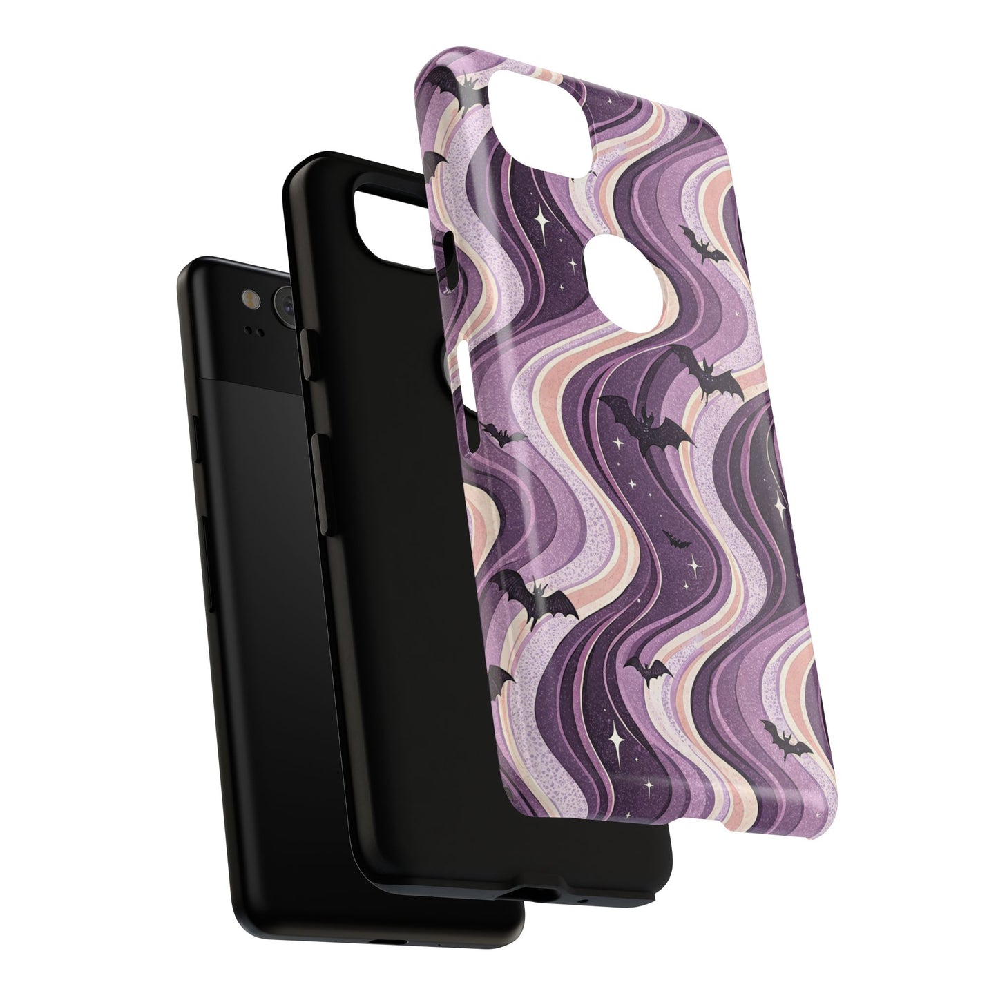 Retro Bats & Swirls Google Pixel Case