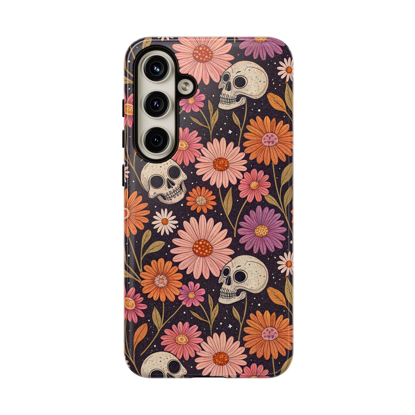 Skulls & Fall Florals Samsung Case