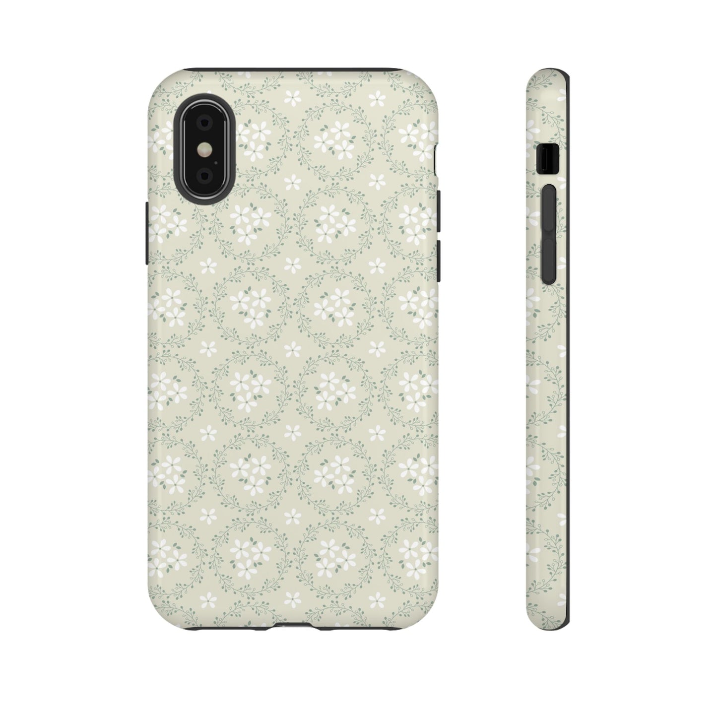 Vintage Daisy Wreath iPhone Case