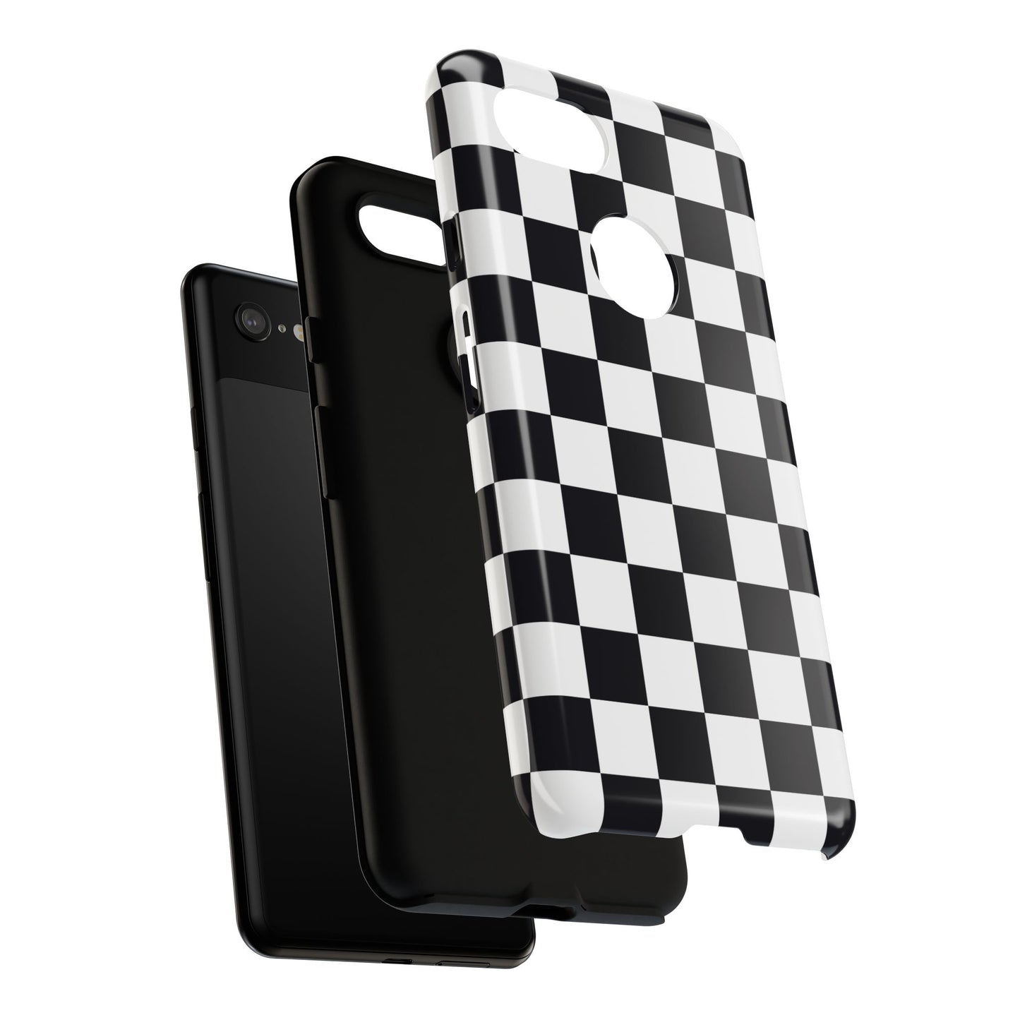 Black & White Checkerboard Google Pixel Case