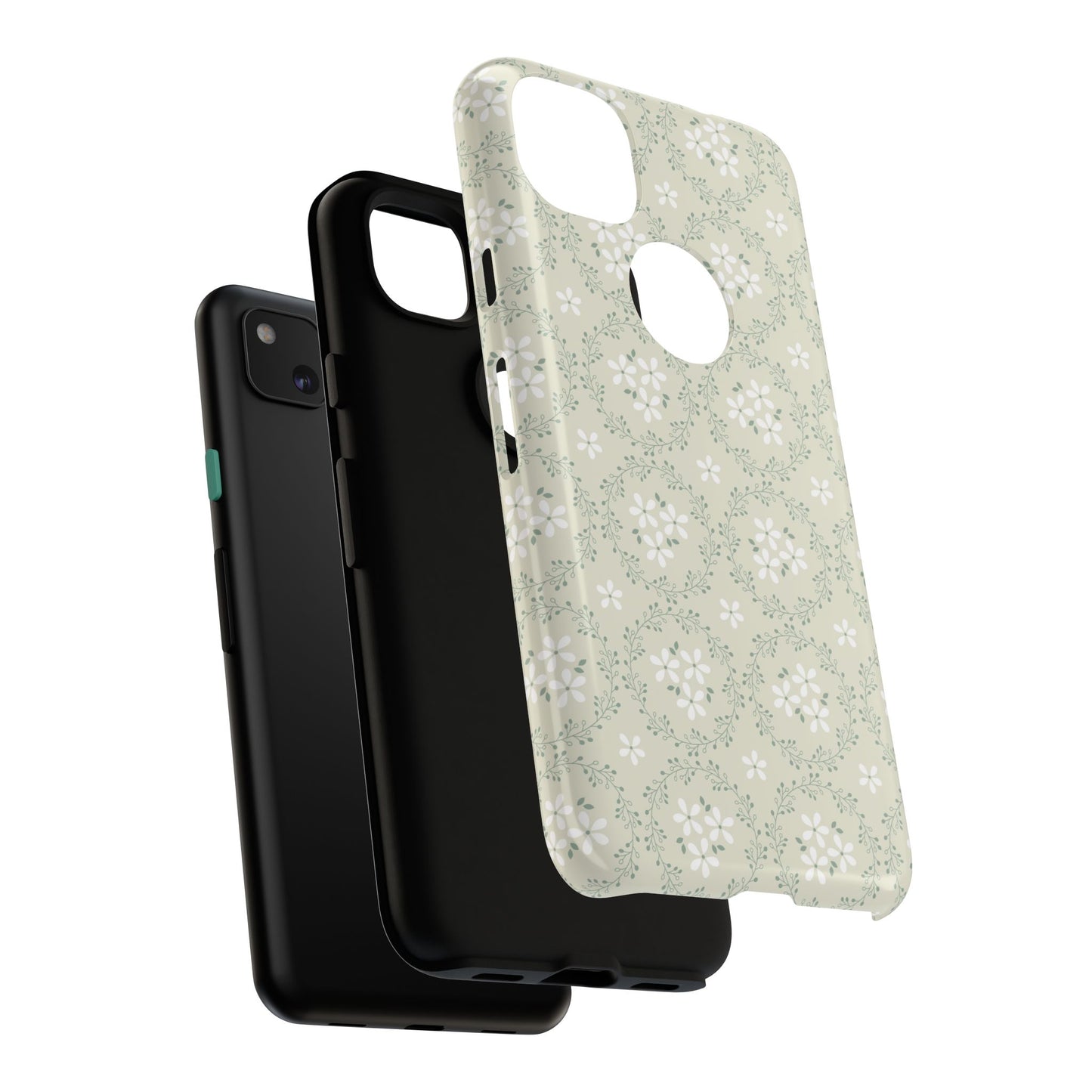 Vintage Daisy Wreath Google Pixel Case
