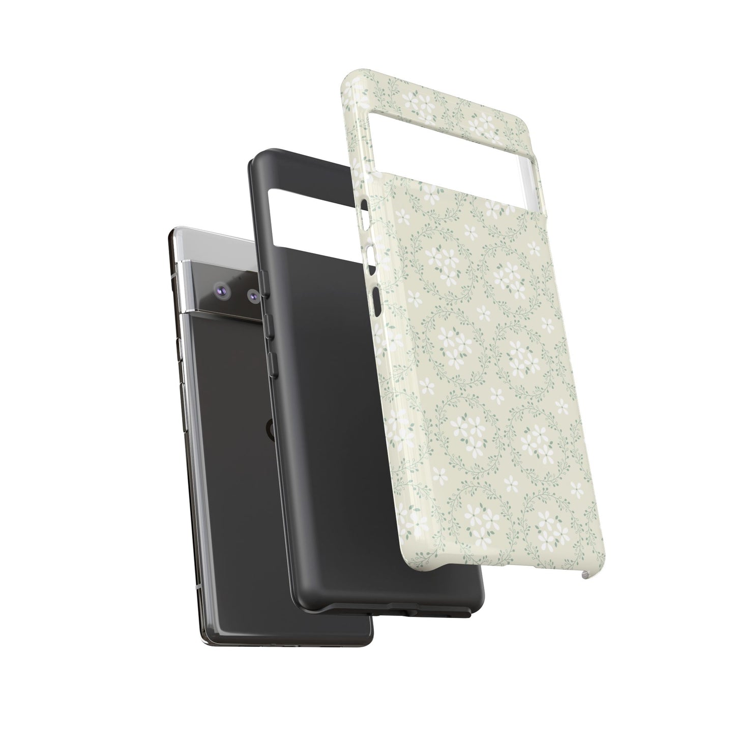 Vintage Daisy Wreath Google Pixel Case
