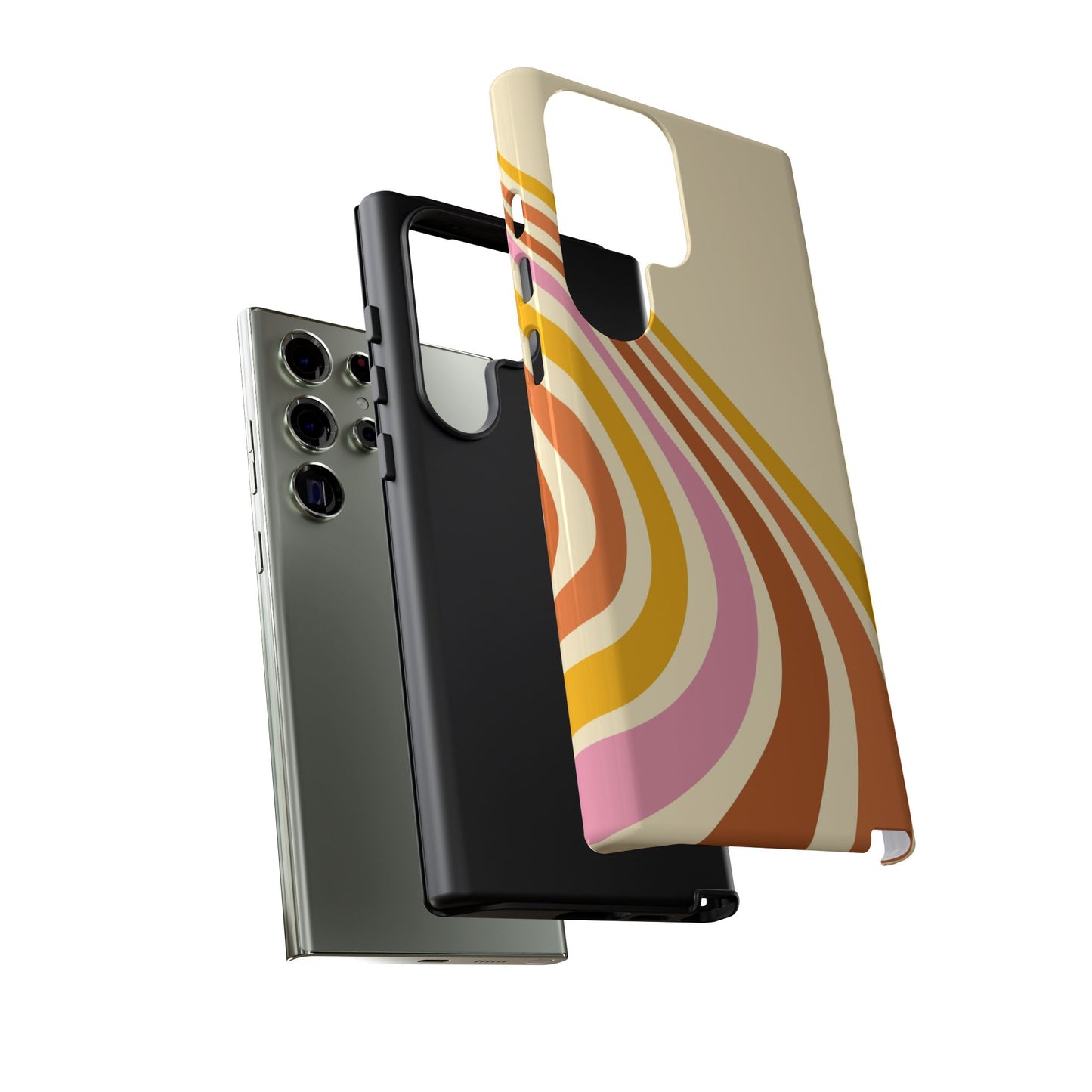 Retro Wave Swirl Samsung Case