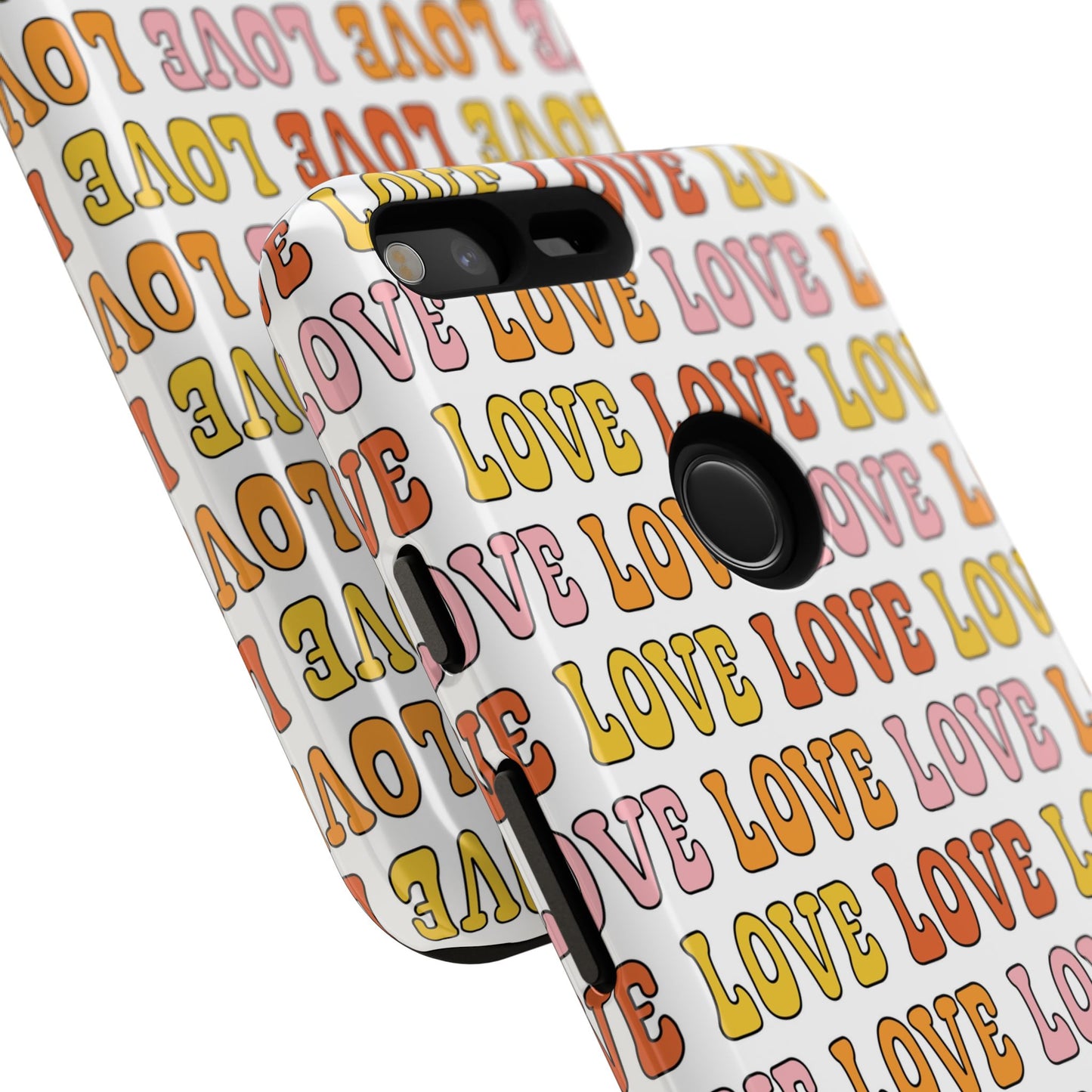 Retro LOVE Typography Google Pixel Case