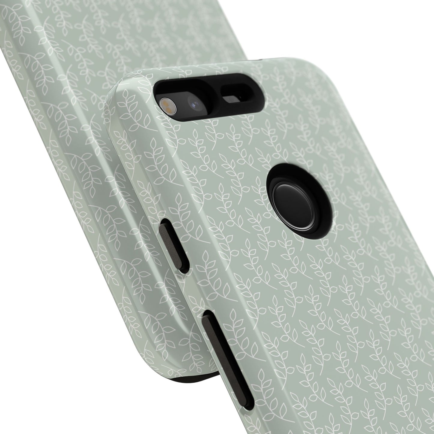 Minimal Leaf Print Google Pixel Case
