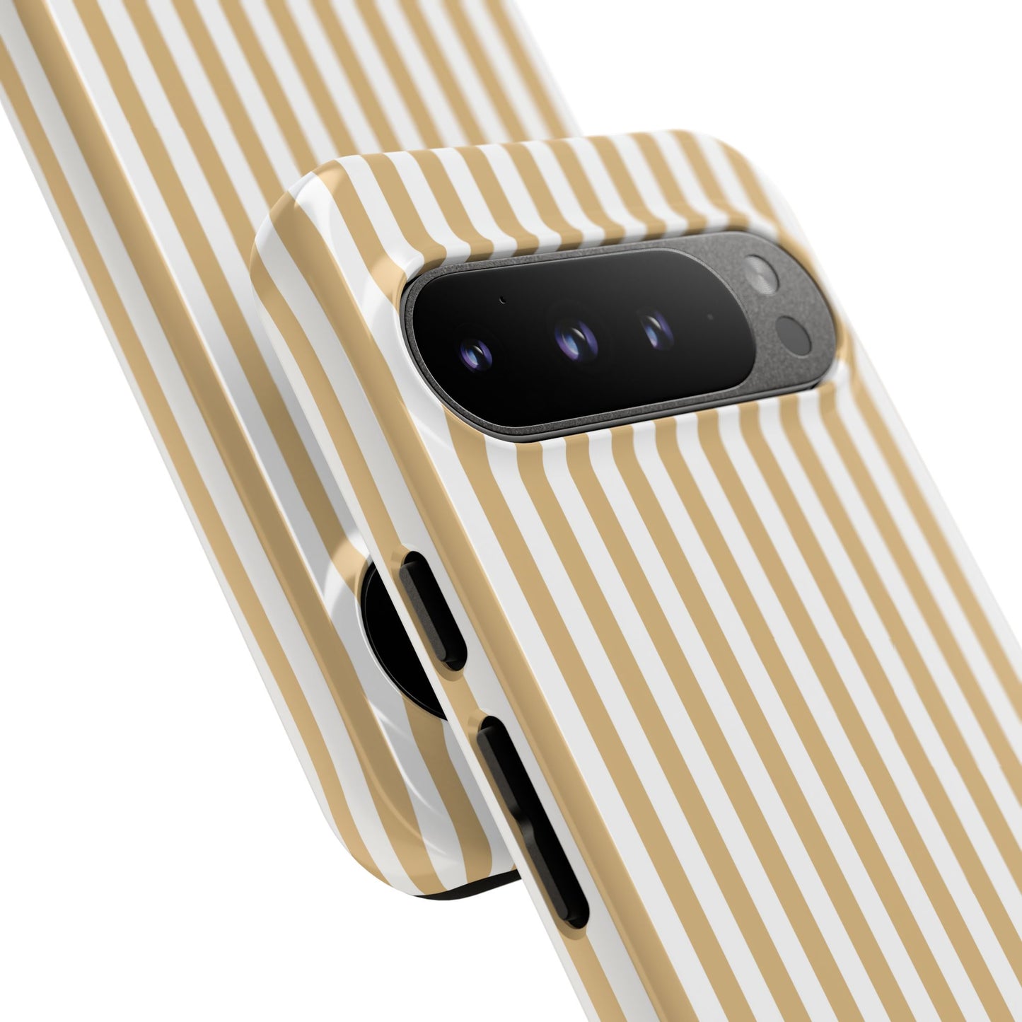 Yellow & White Stripe Google Pixel Case