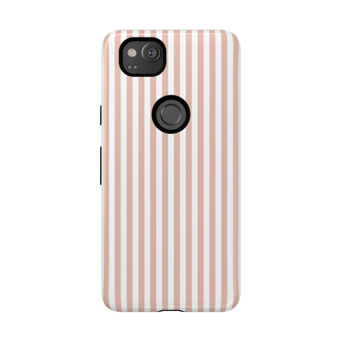 Blush & White Stripe Google Pixel Case