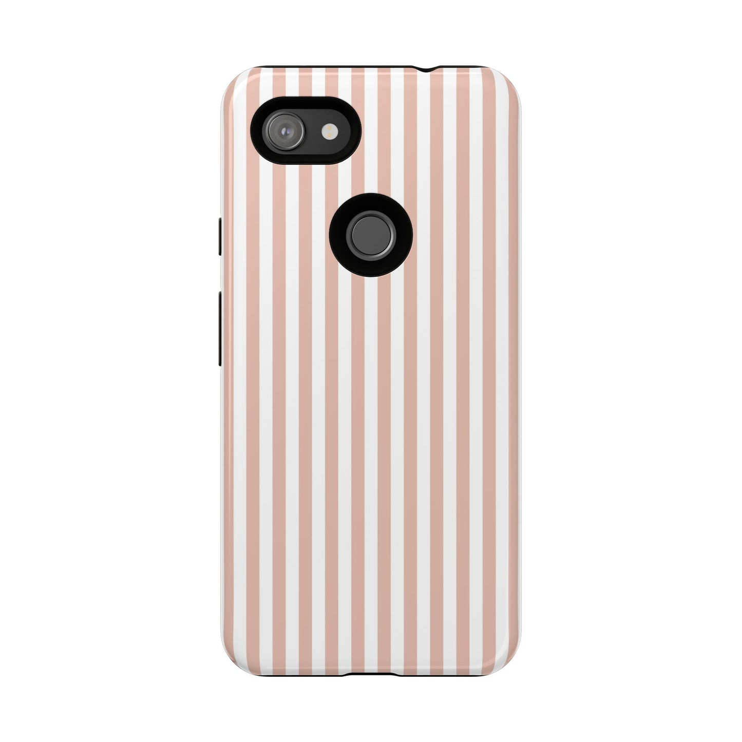 Blush & White Stripe Google Pixel Case