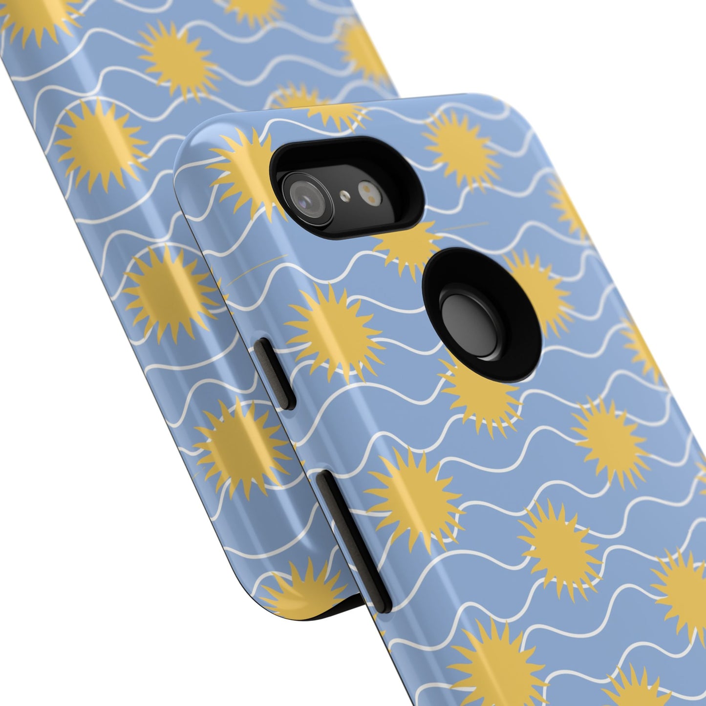 Sunny Waves Blue Google Pixel Case