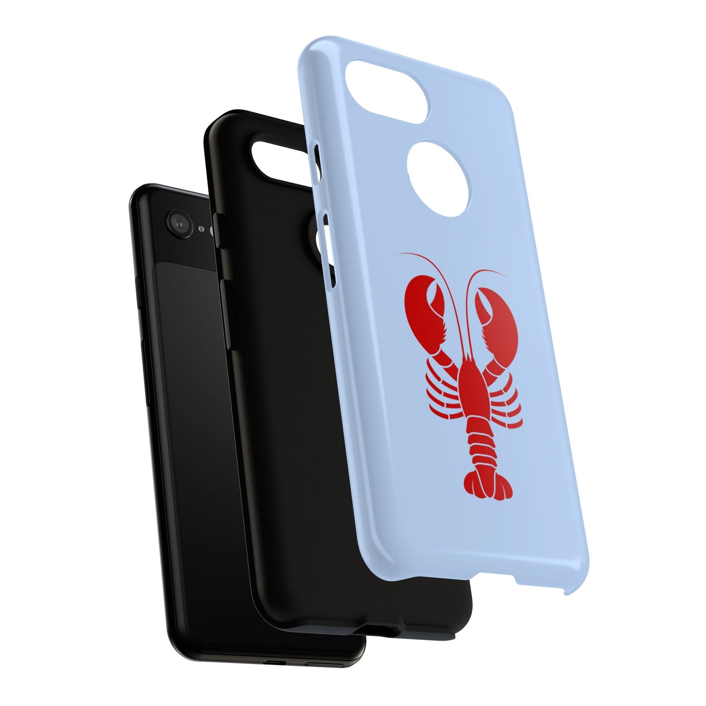 Red Lobster on Sky Blue Google Pixel Case