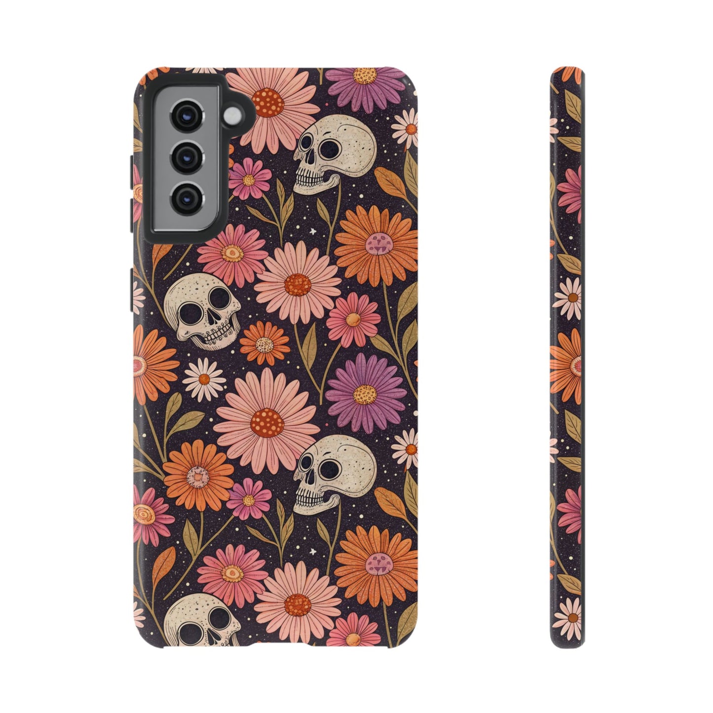 Skulls & Fall Florals Samsung Case