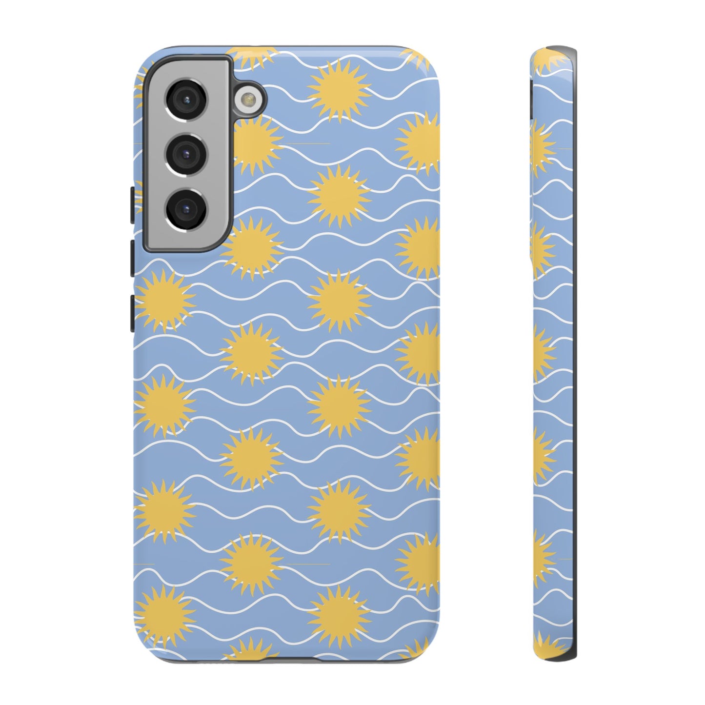 Sunny Waves Blue Samsung Case