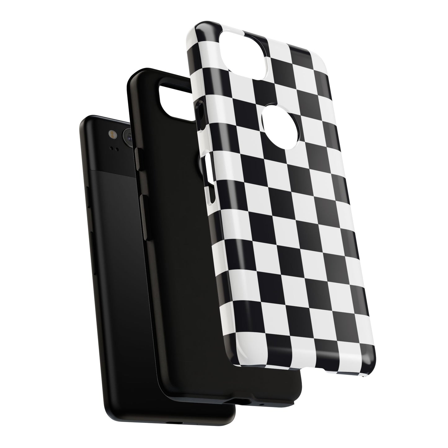 Black & White Checkerboard Google Pixel Case