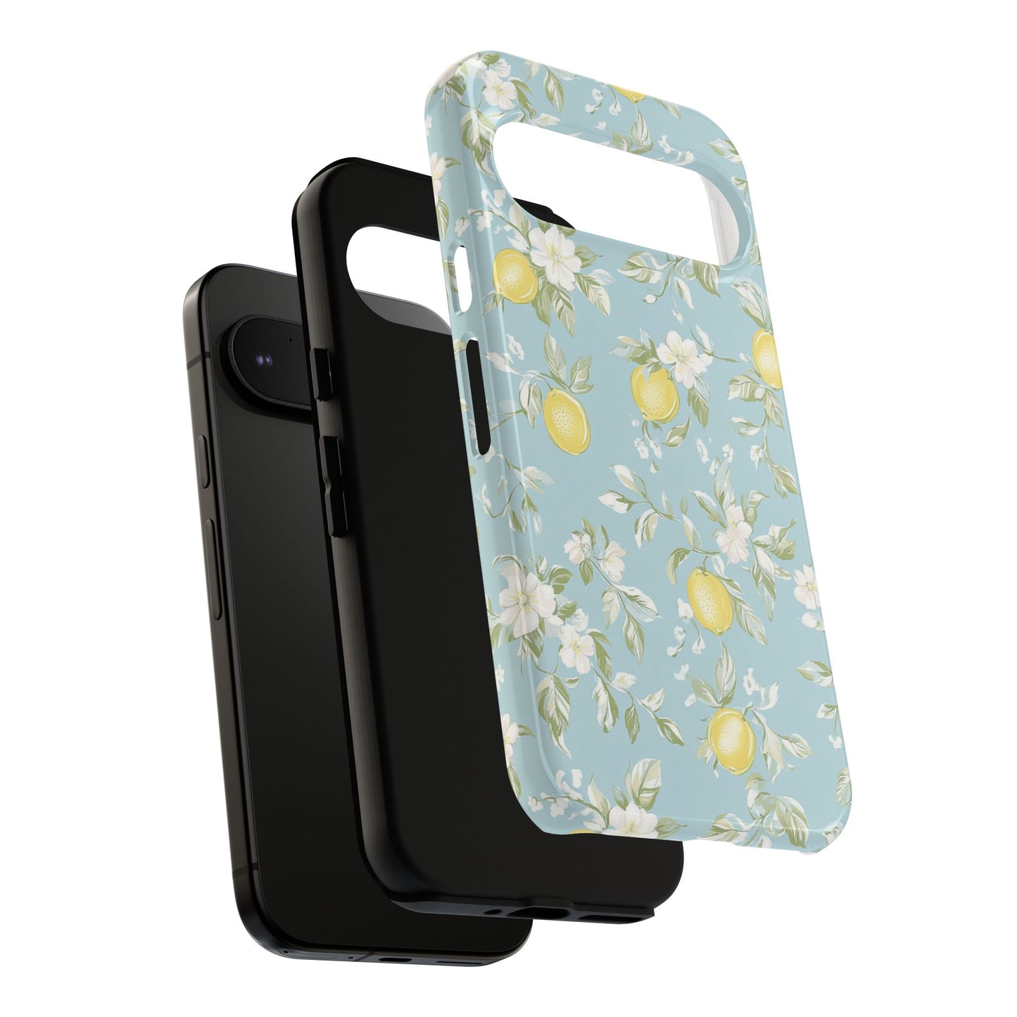 Lemon Blossom Blue Google Pixel Case