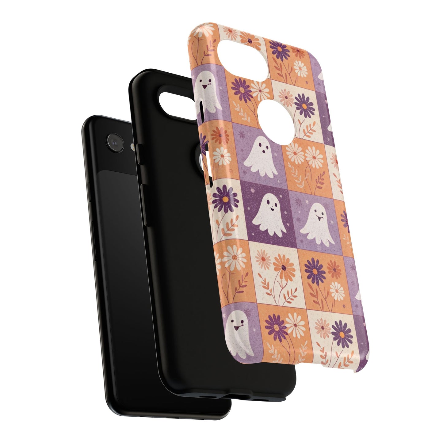 Ghost Floral Checkerboard Google Pixel Case