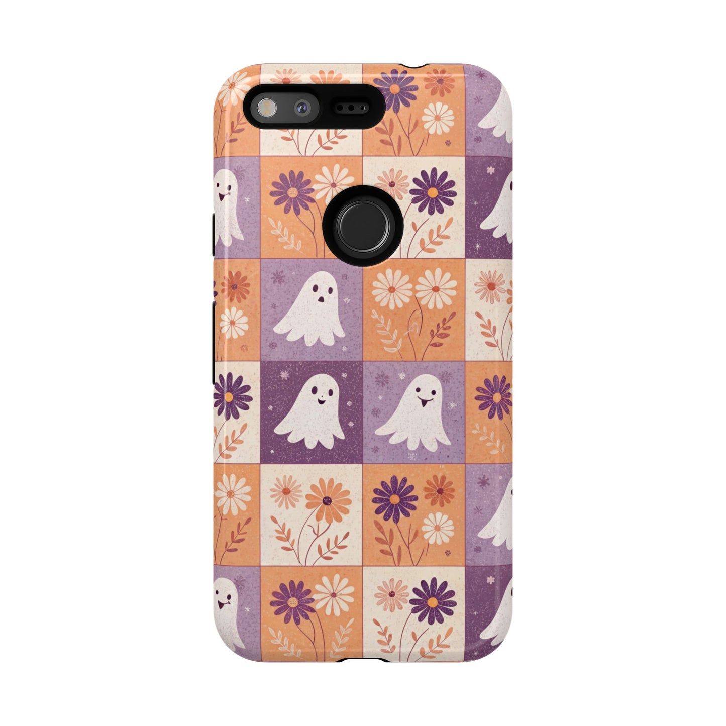 Ghost Floral Checkerboard Google Pixel Case
