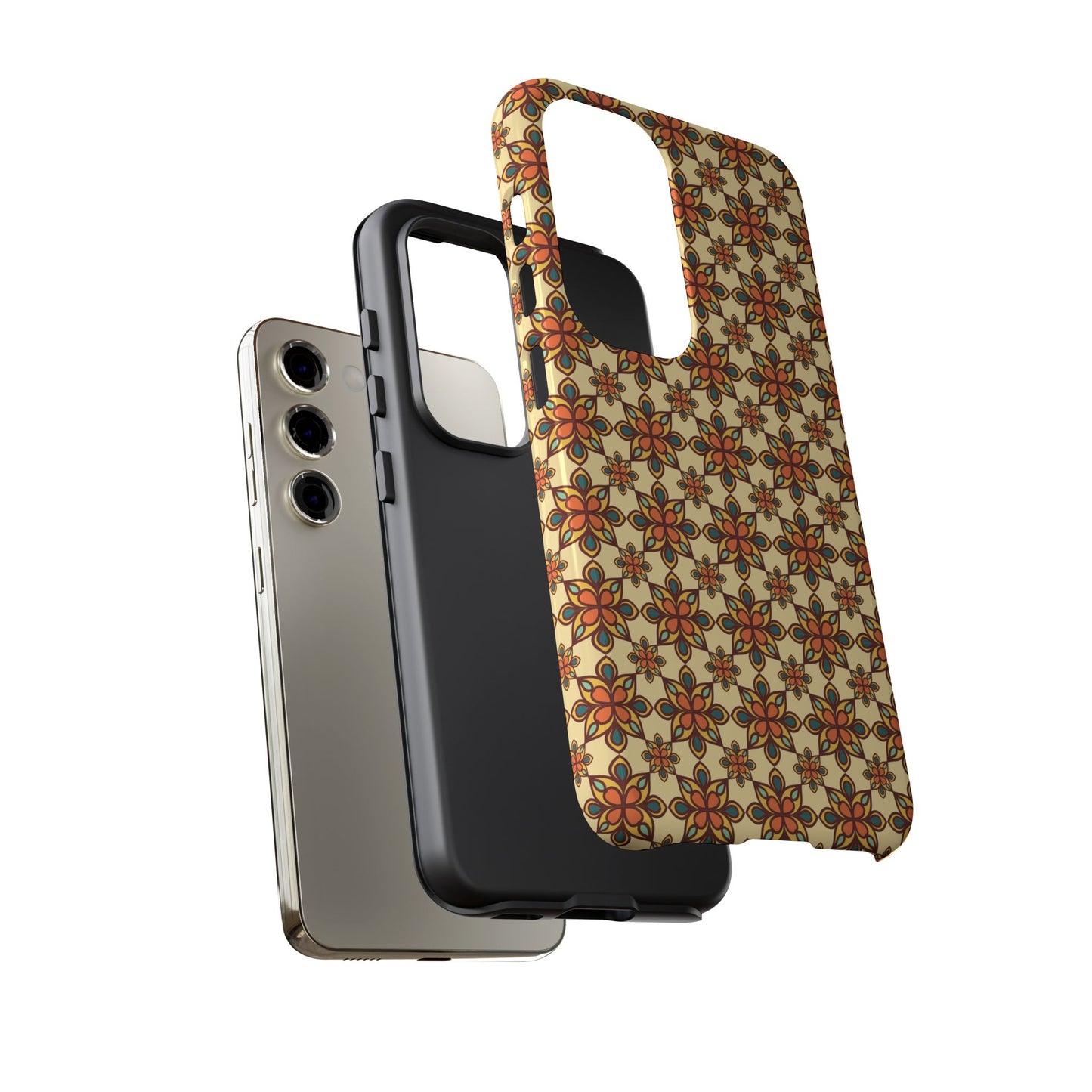 Retro Mandala Floral Samsung Galaxy Case