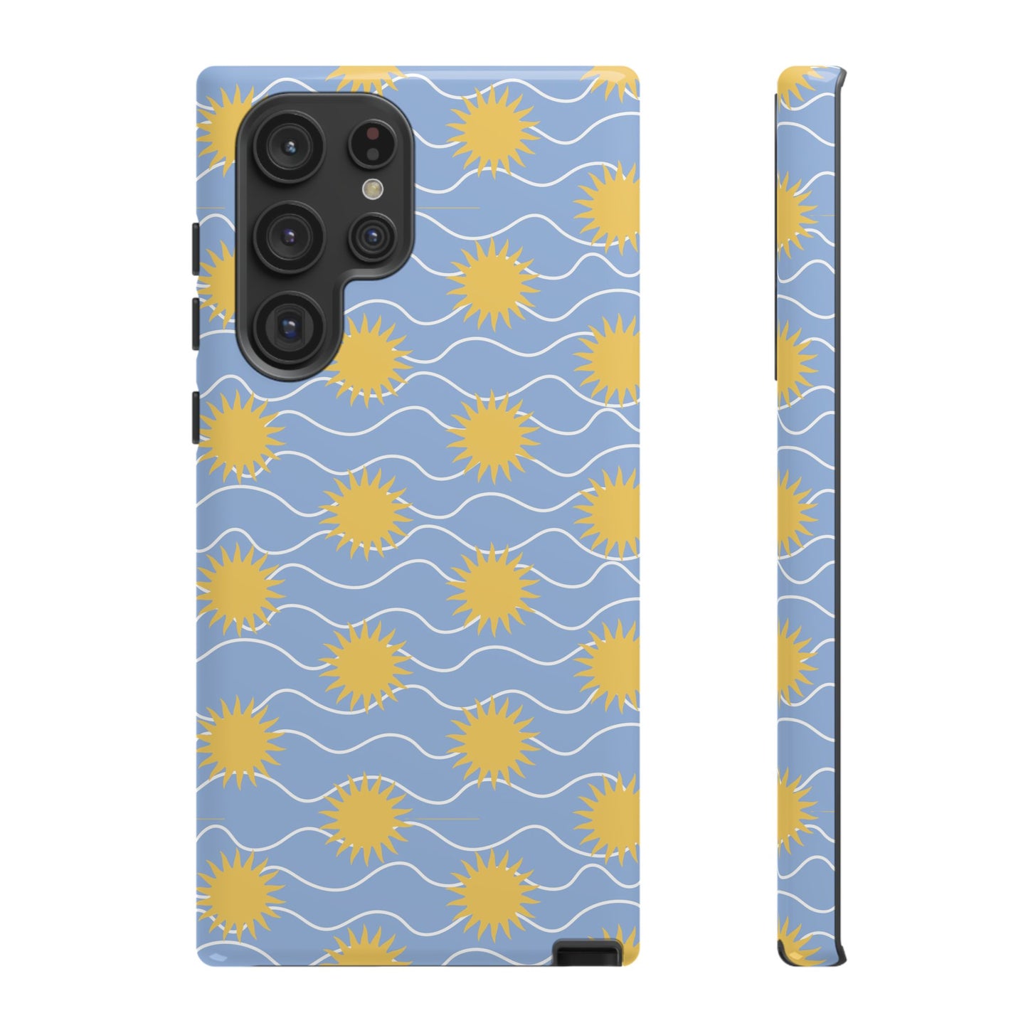 Sunny Waves Blue Samsung Case
