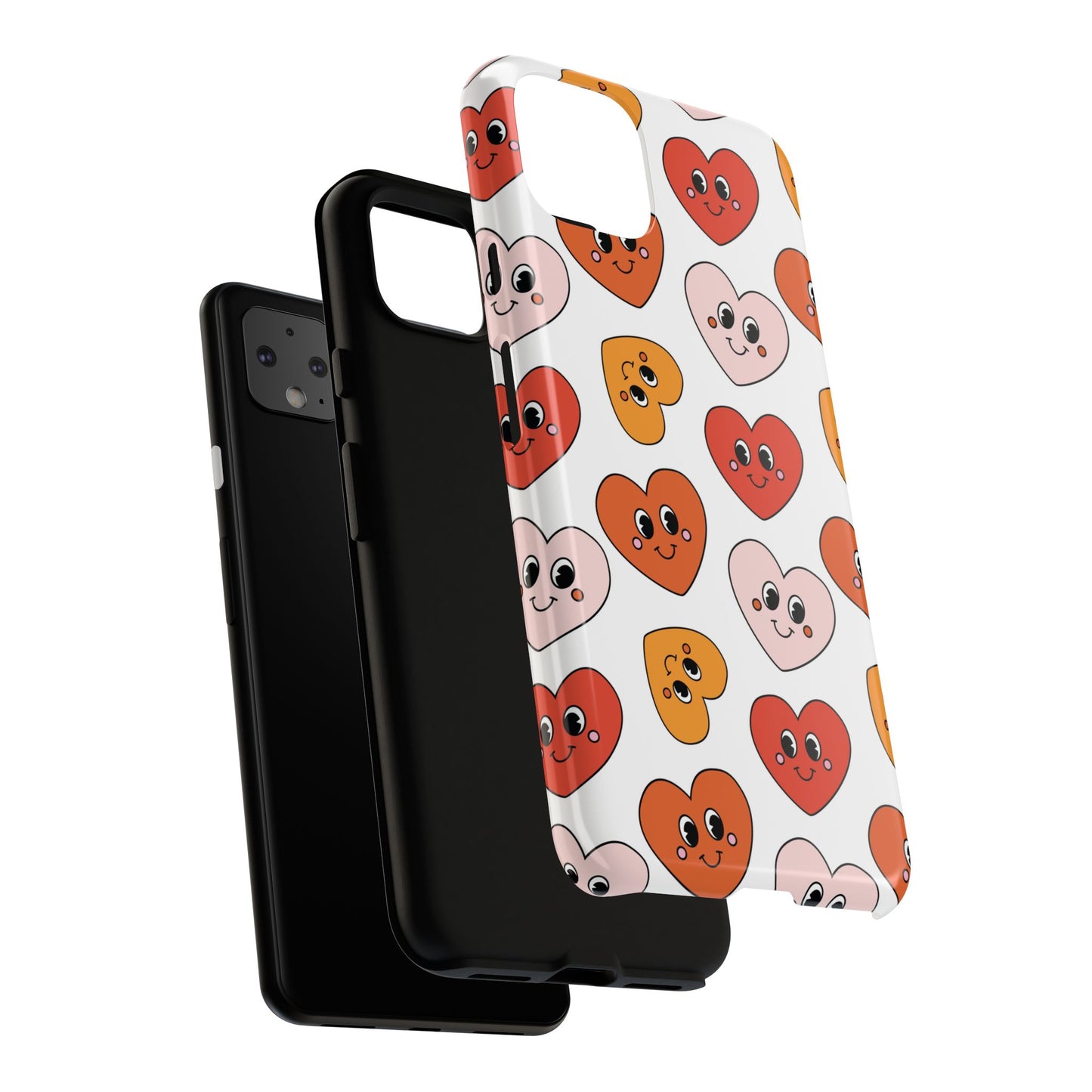 Smiley Heart Faces Google Pixel Case