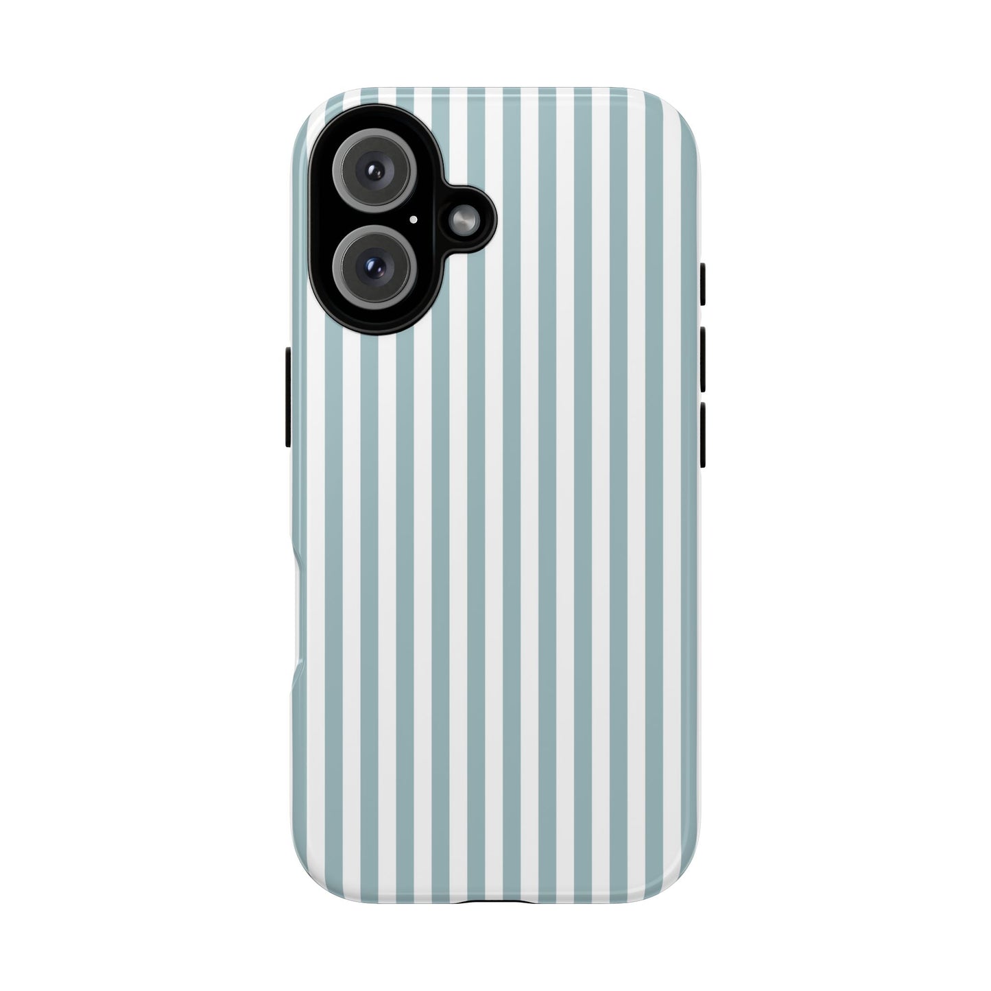 Blue & White Stripe iPhone Case