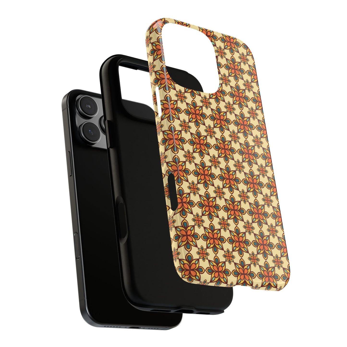 Retro Mandala Floral iPhone Case