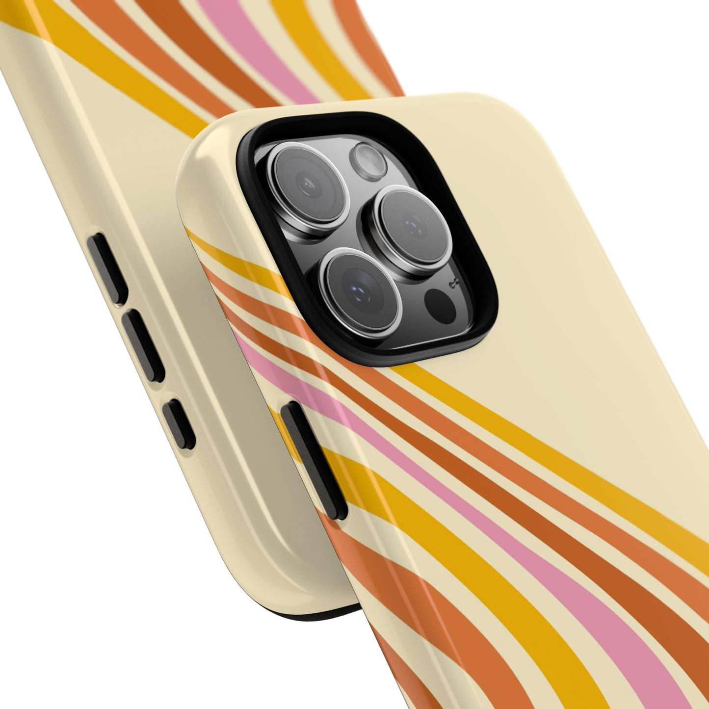 Retro Wave Swirl iPhone Case