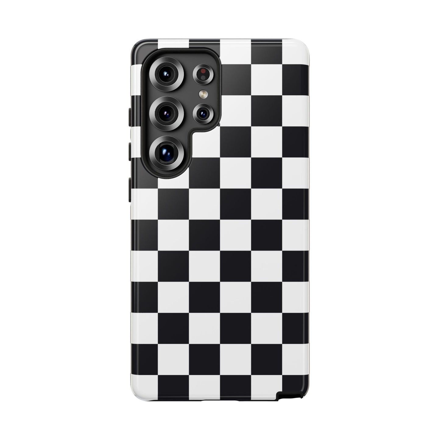 Black & White Checkerboard Samsung Case