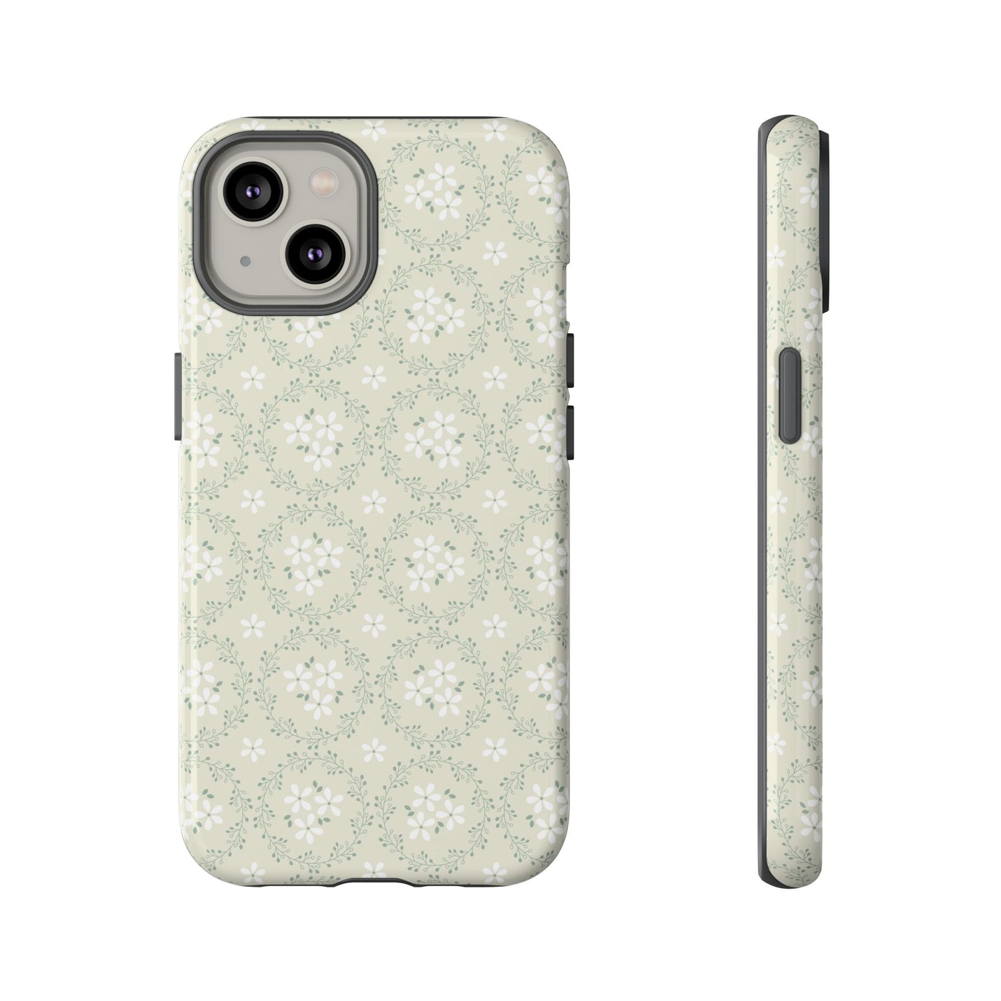 Vintage Daisy Wreath iPhone Case