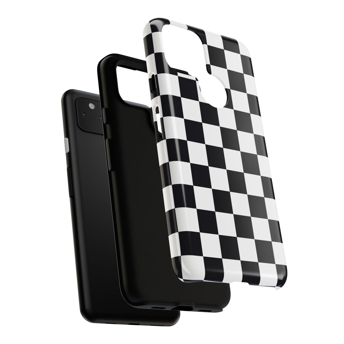 Black & White Checkerboard Google Pixel Case