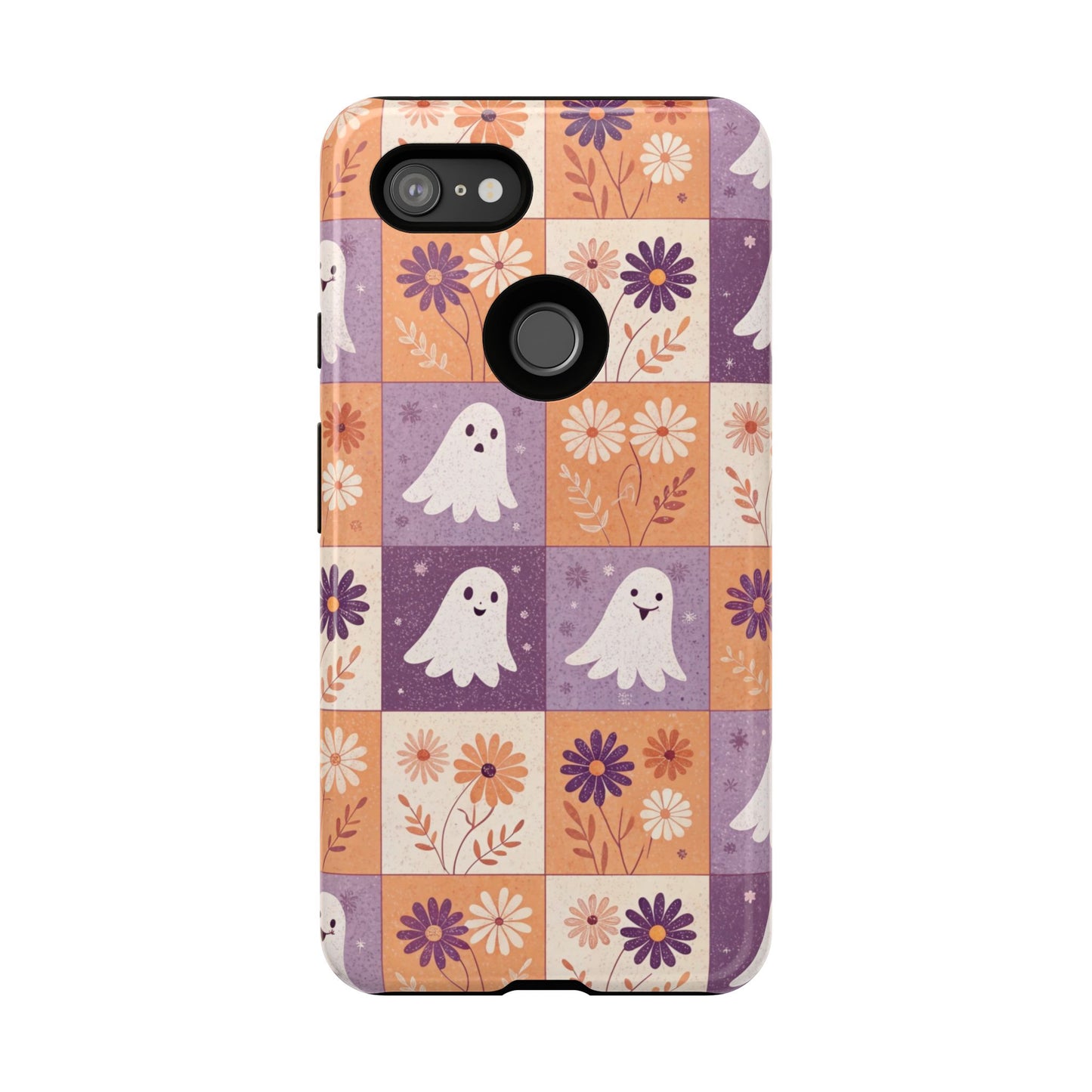 Ghost Floral Checkerboard Google Pixel Case