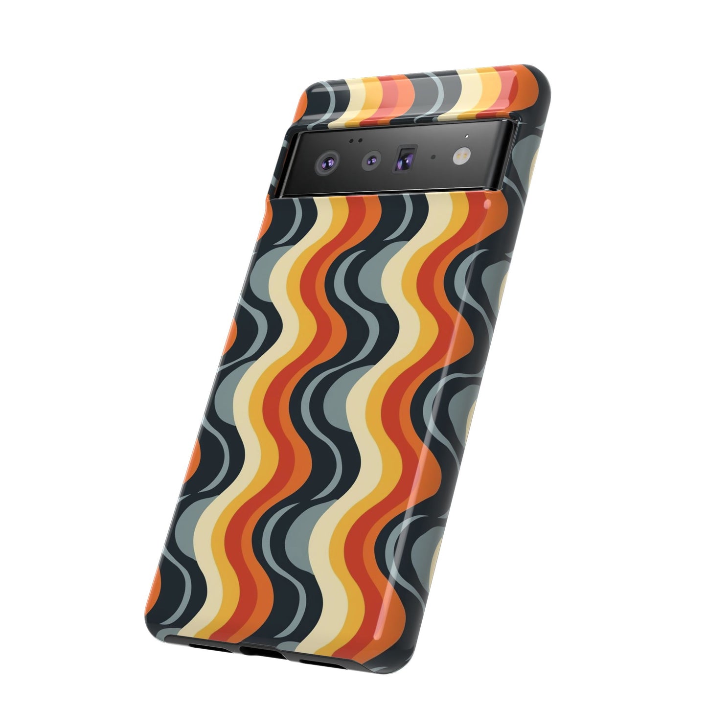 Retro Wavy Stripe Google Pixel Case
