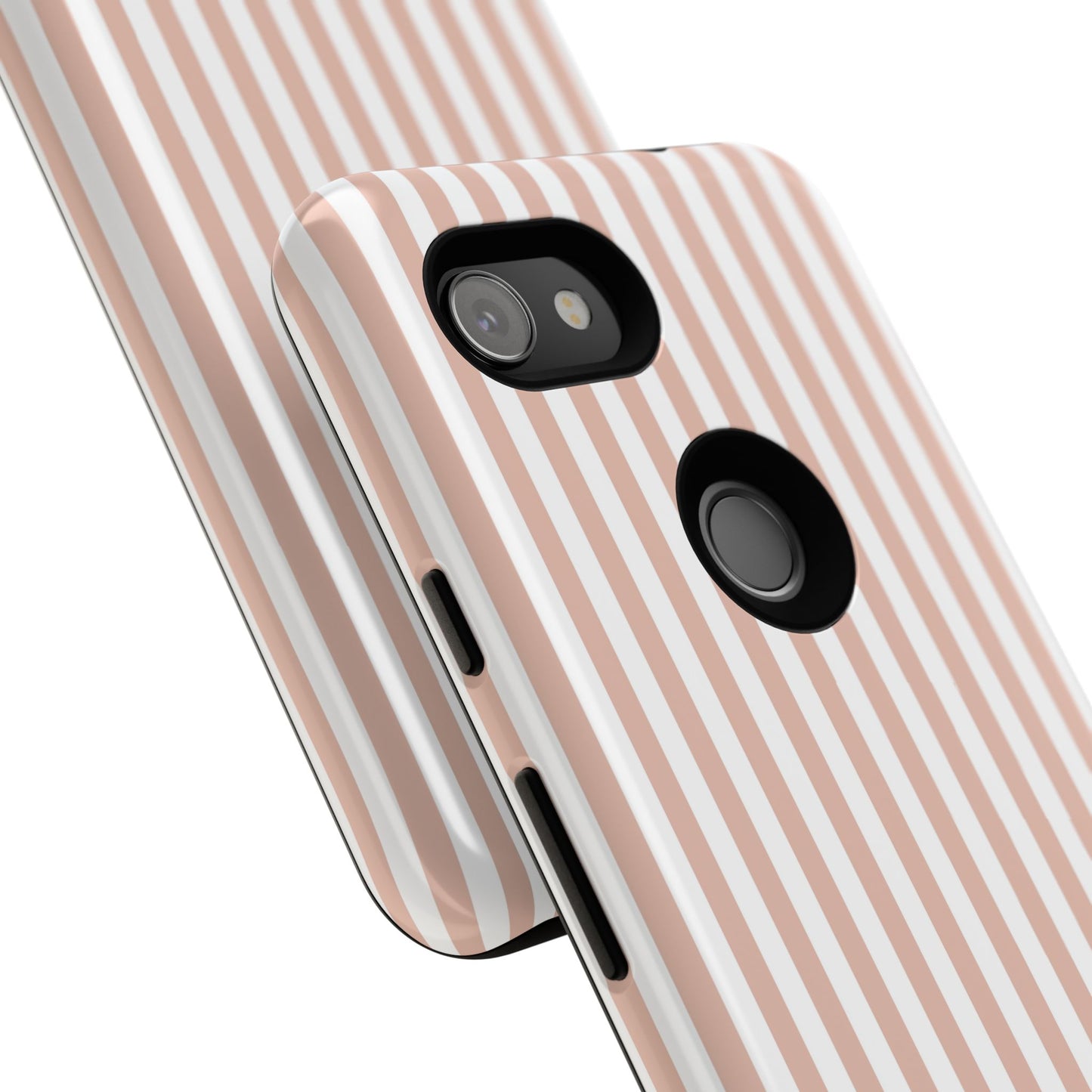 Blush & White Stripe Google Pixel Case
