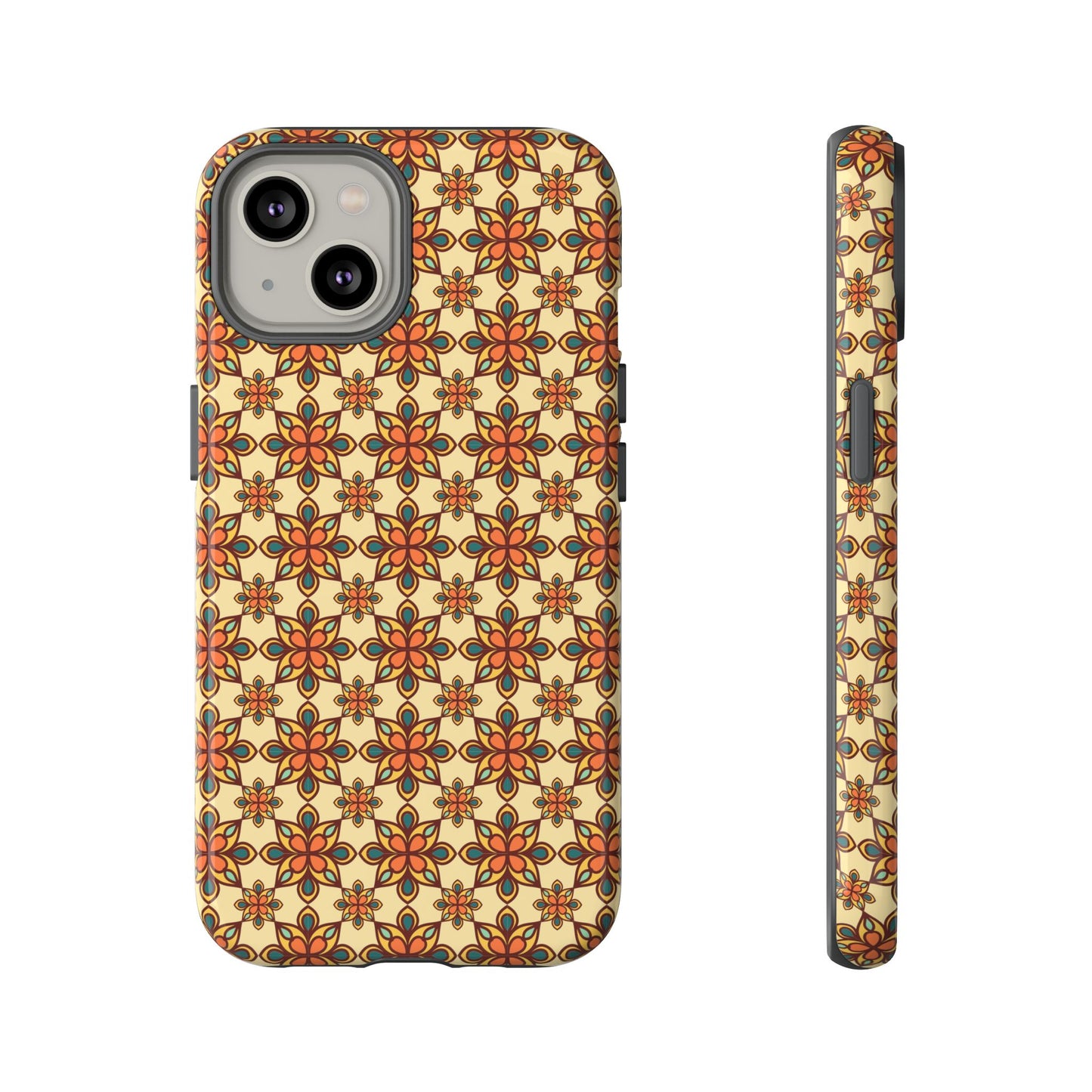Retro Mandala Floral iPhone Case