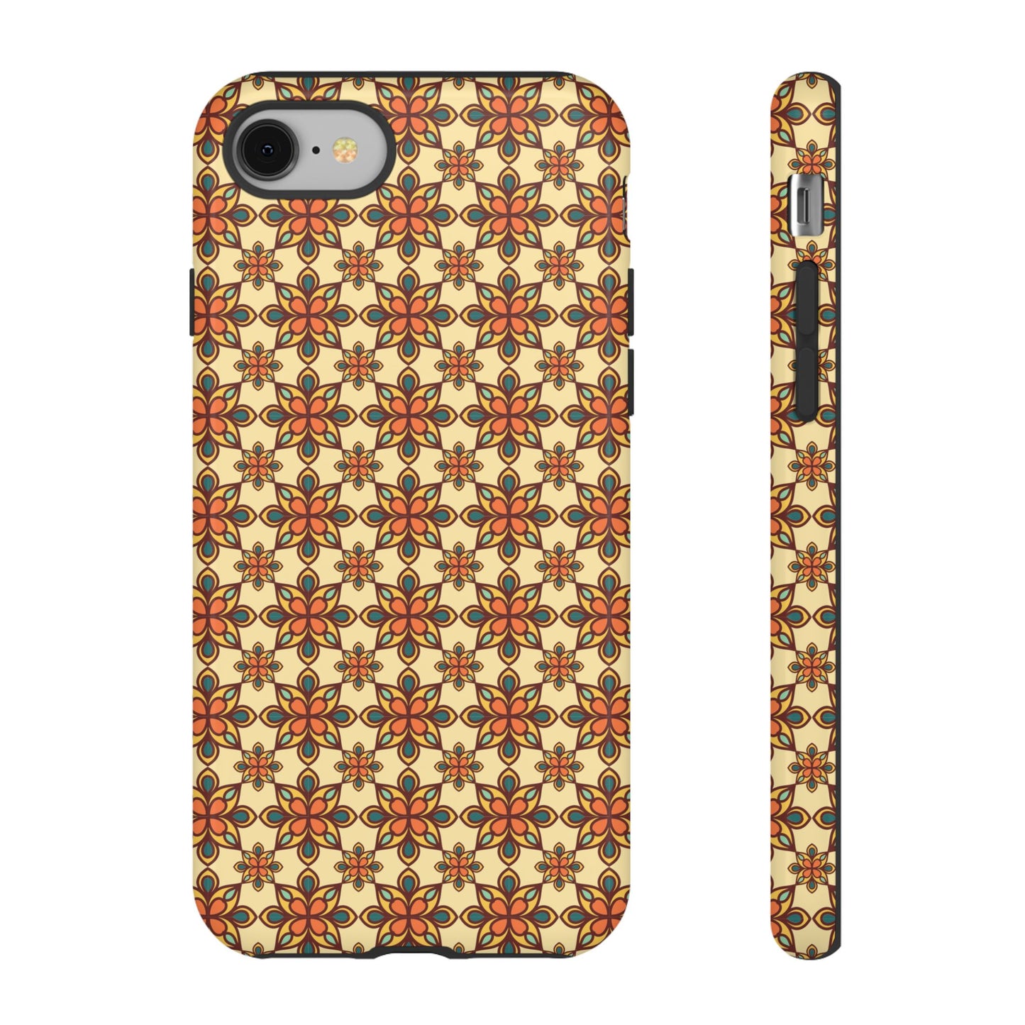 Retro Mandala Floral iPhone Case