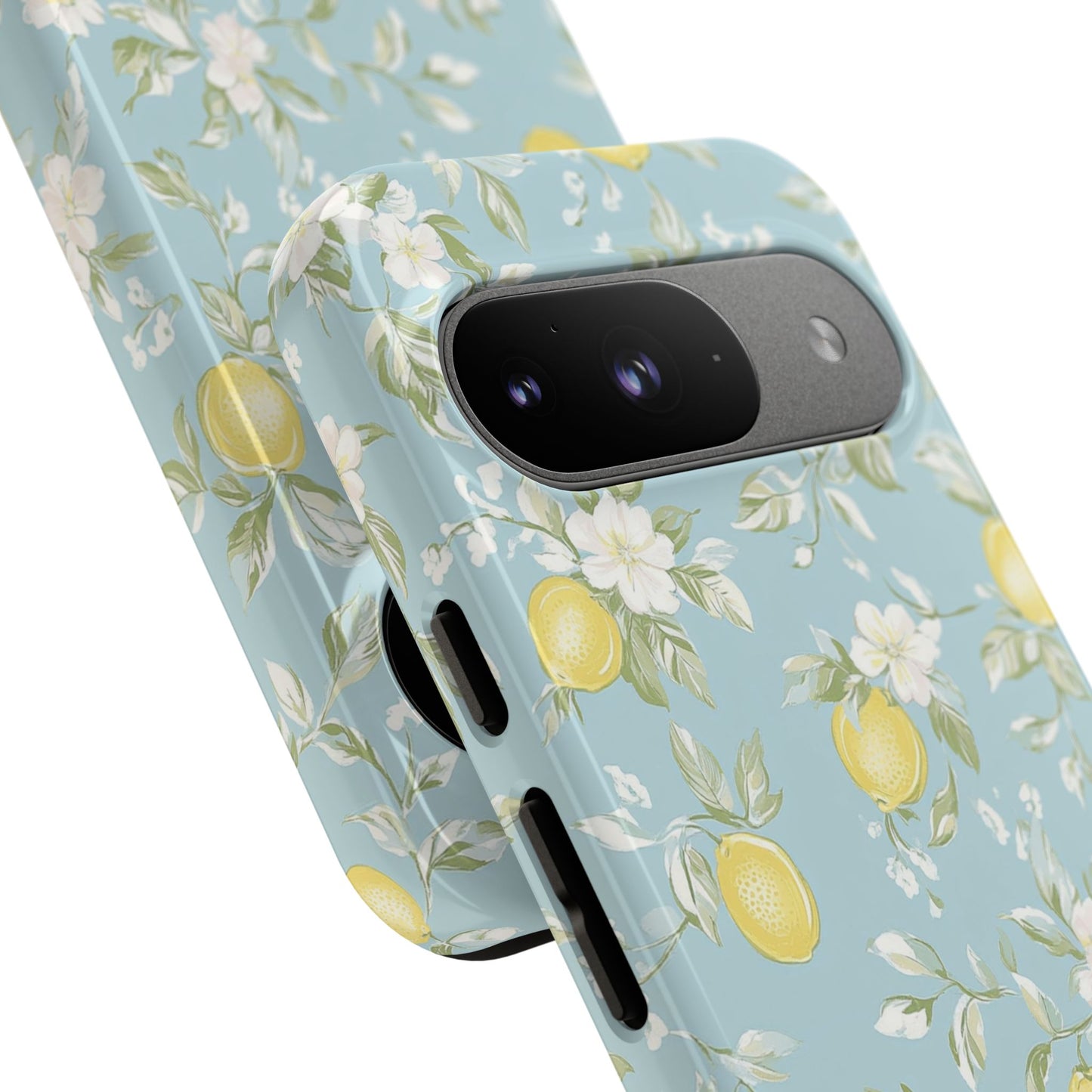 Lemon Blossom Blue Google Pixel Case
